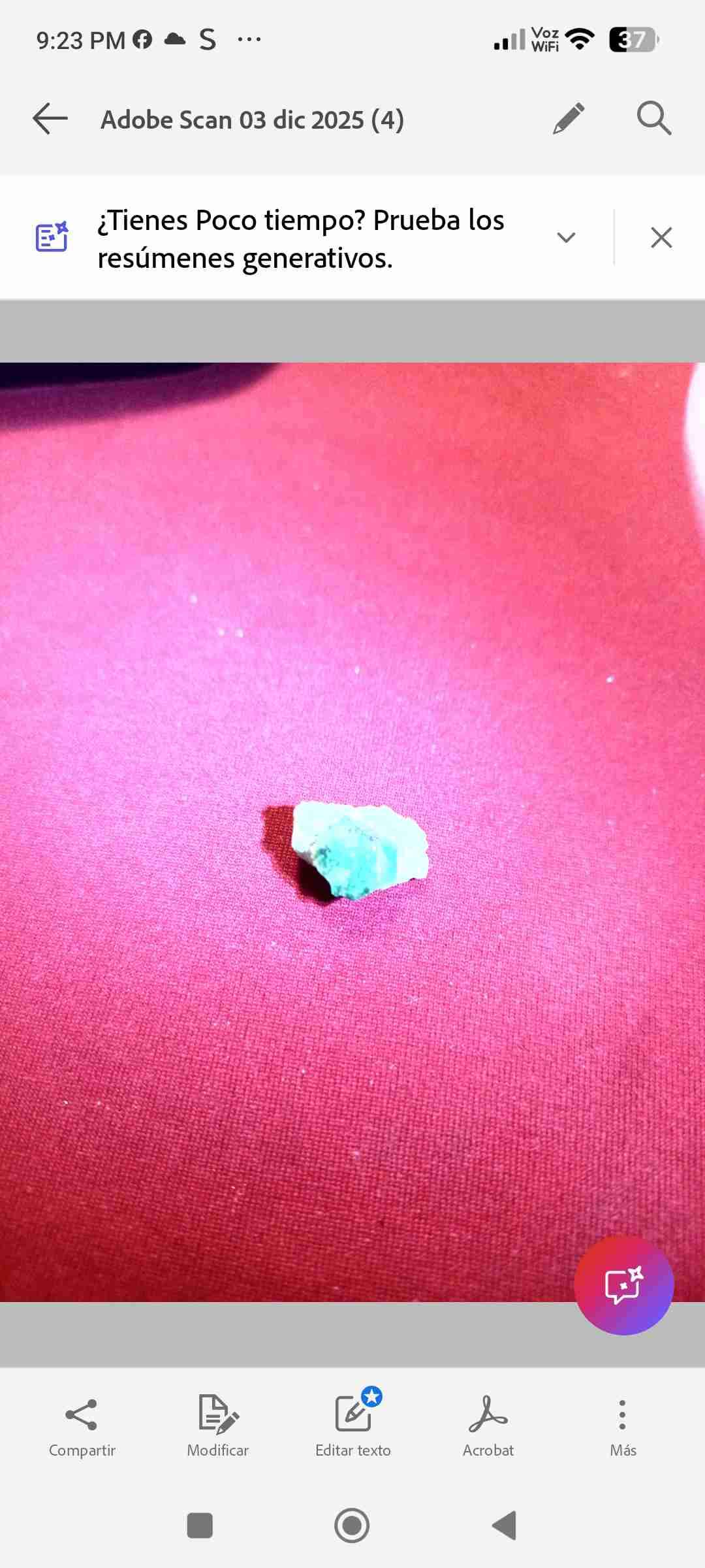 Piedra mineral  Esmeralda en bruto - miniatura 4