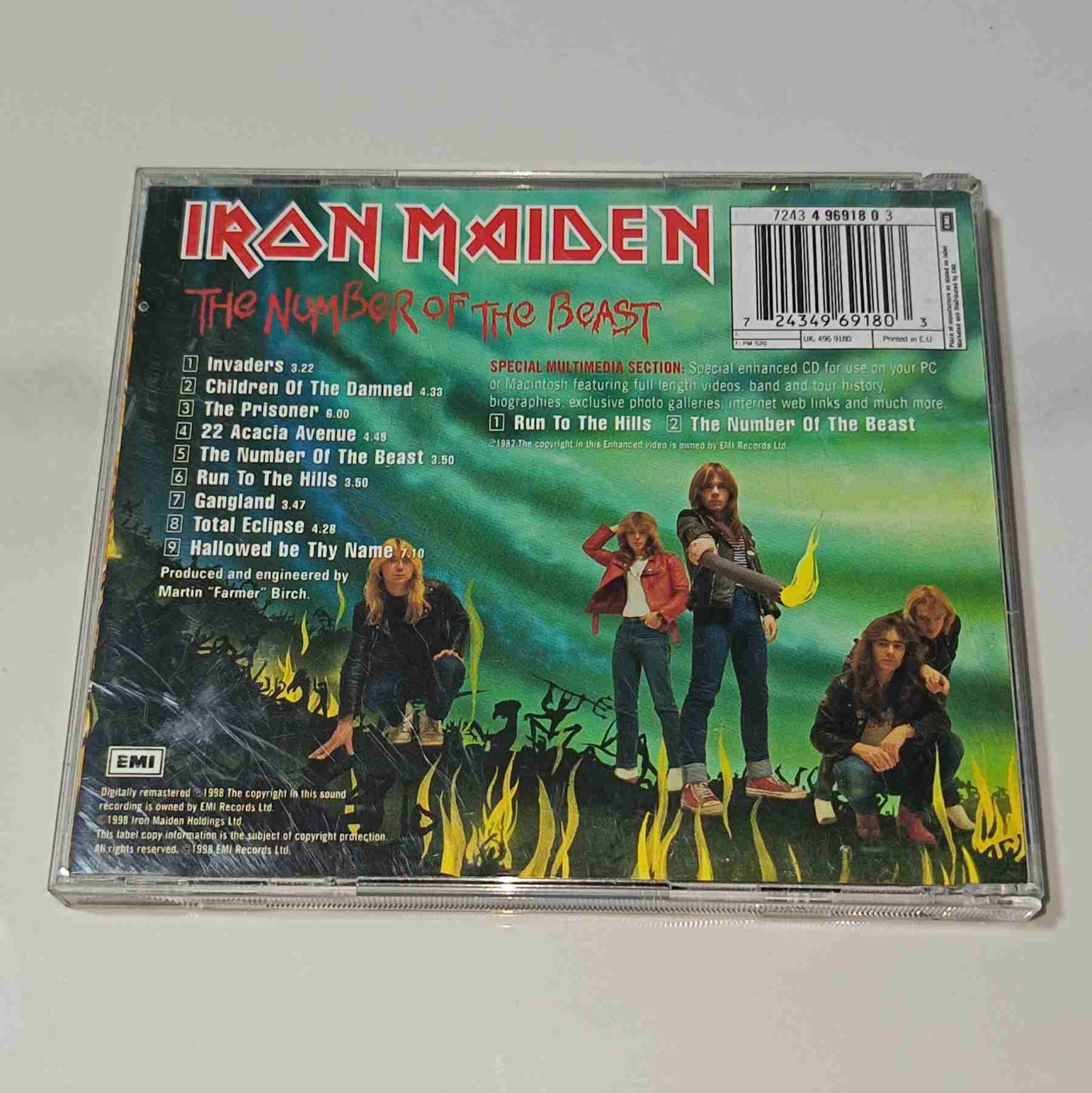 CD Iron Maiden The Number of the Beast - miniatura 2