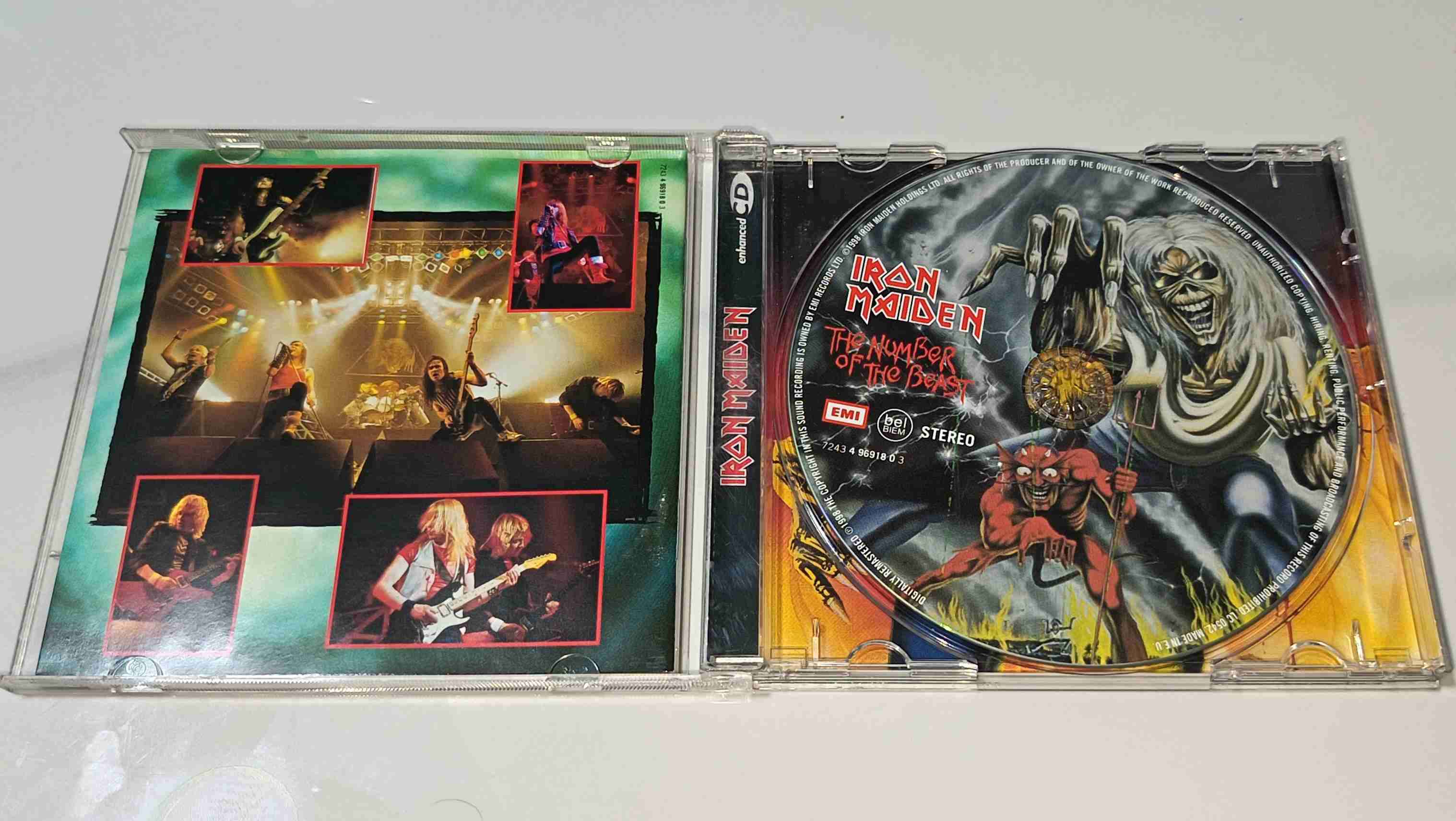 CD Iron Maiden The Number of the Beast - miniatura 3