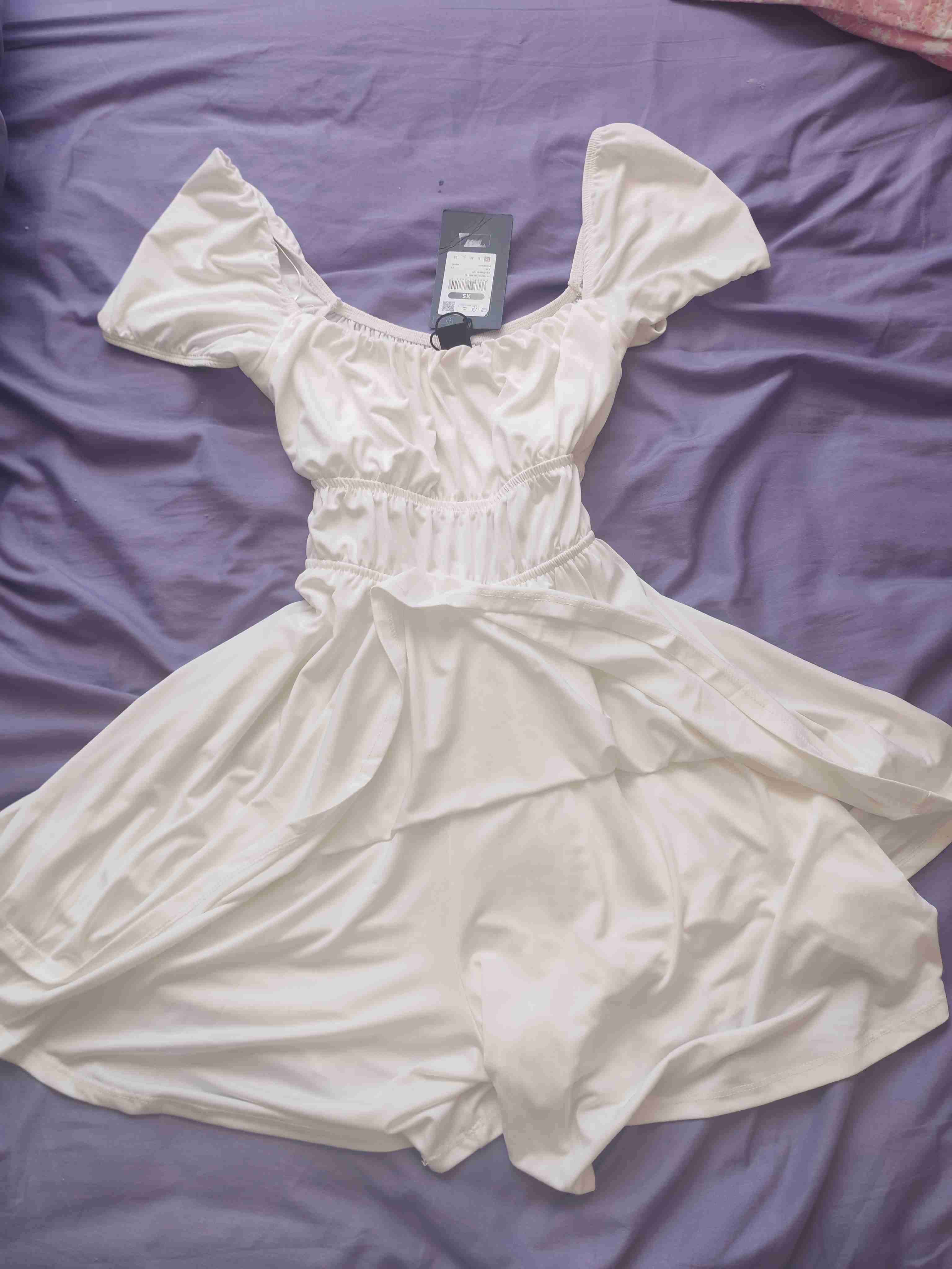 Vestido mossimo blanco con etiqueta talla xs - miniatura 2