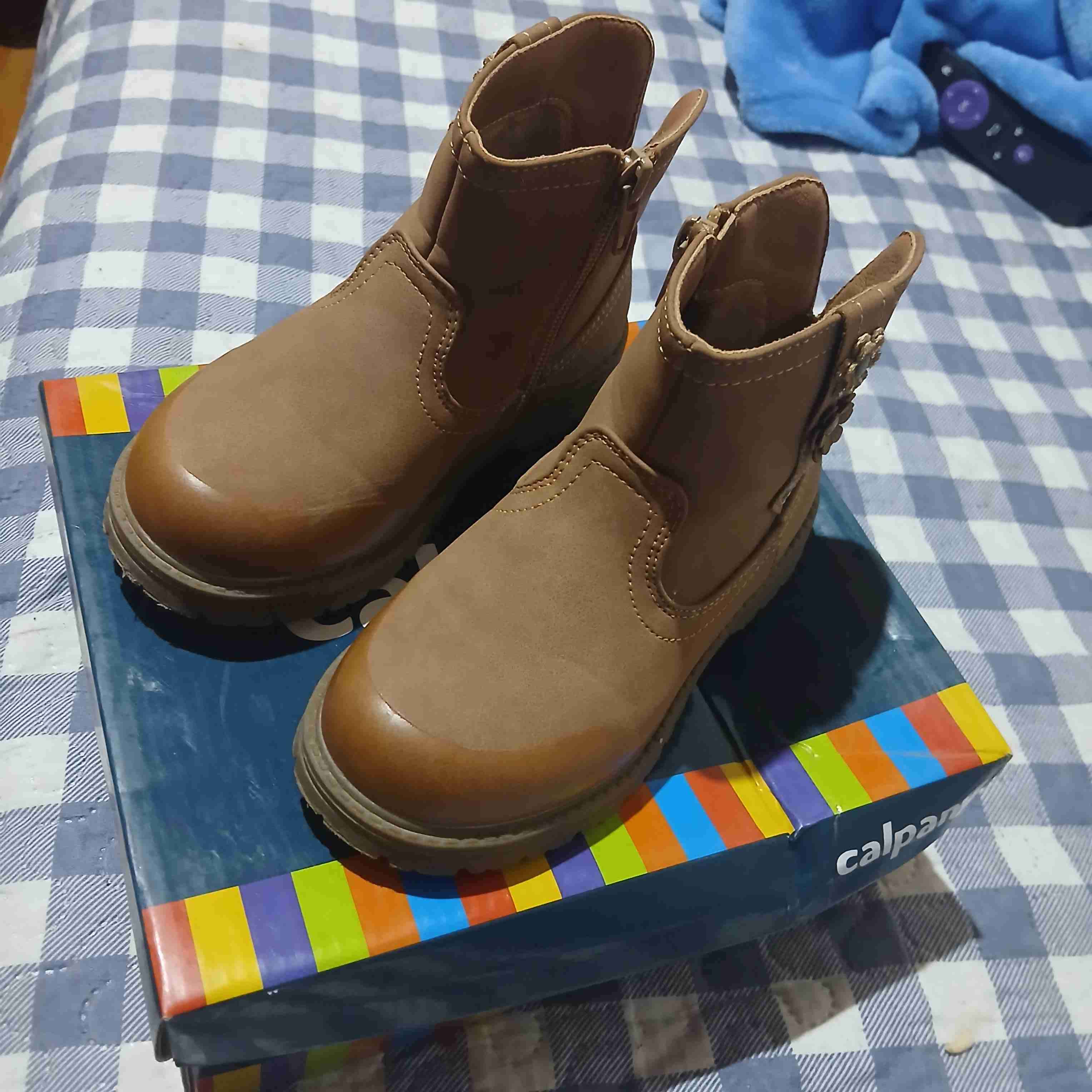 Botines camel para niños - miniatura 2
