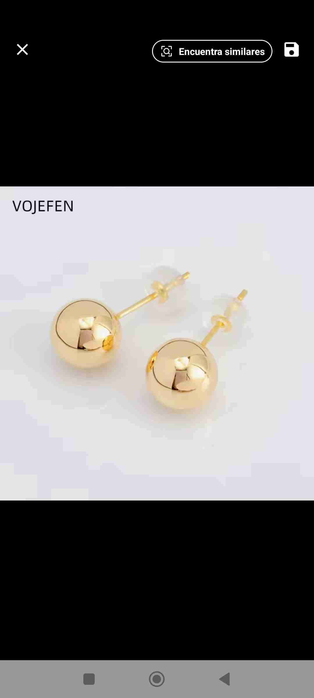 Aros de oro 18 K 5 mm - miniatura 2