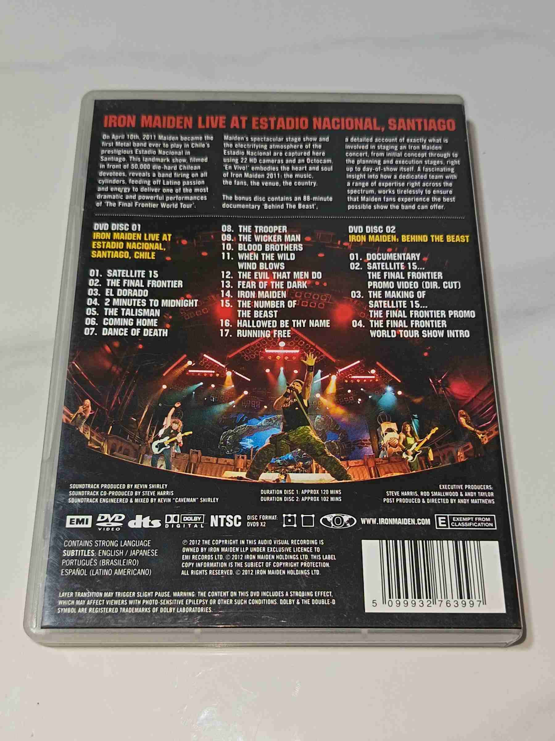 DVD Iron Maiden En Vivo - miniatura 2