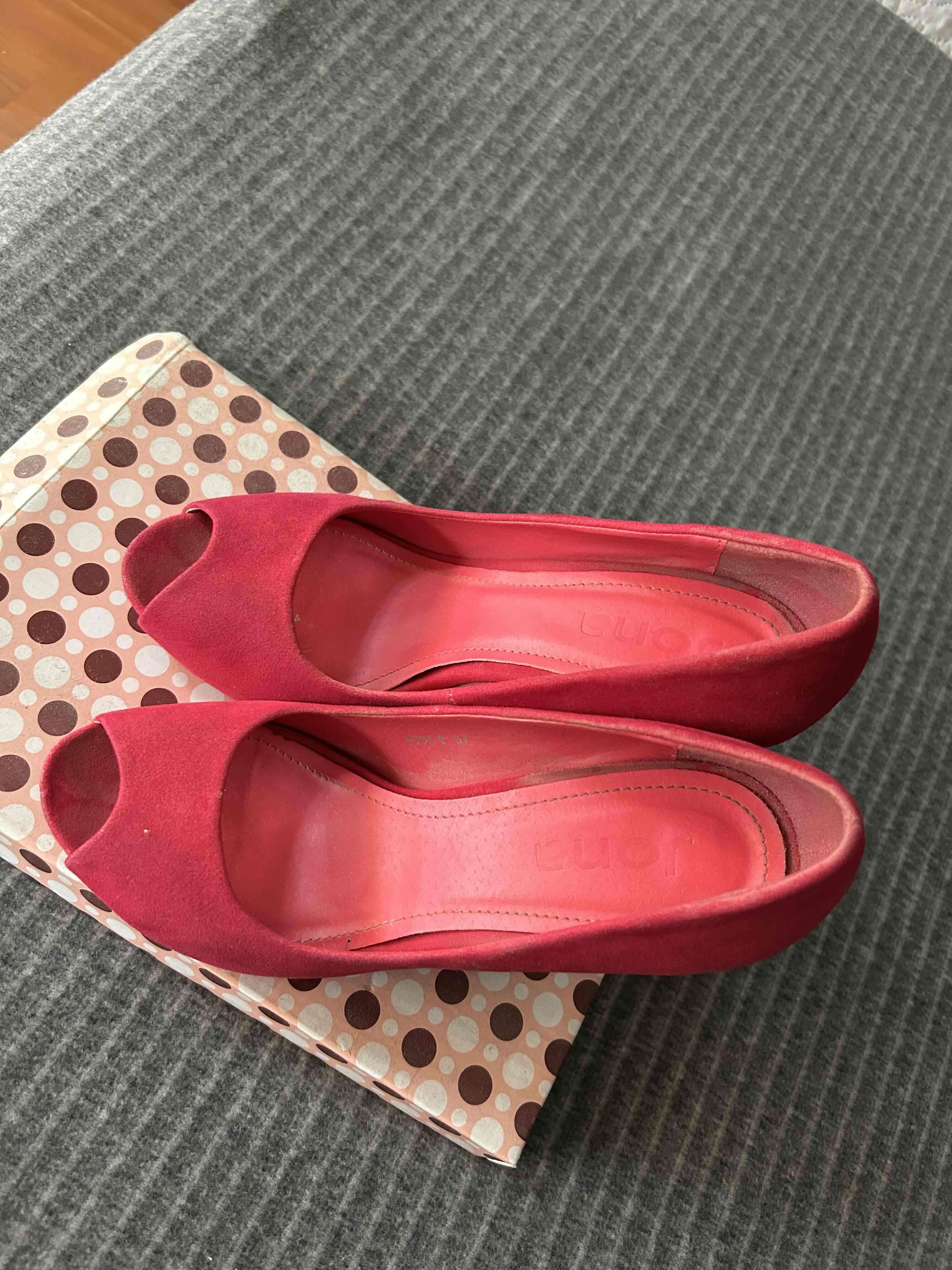 Zapatos de taco alto fucsia - miniatura 2