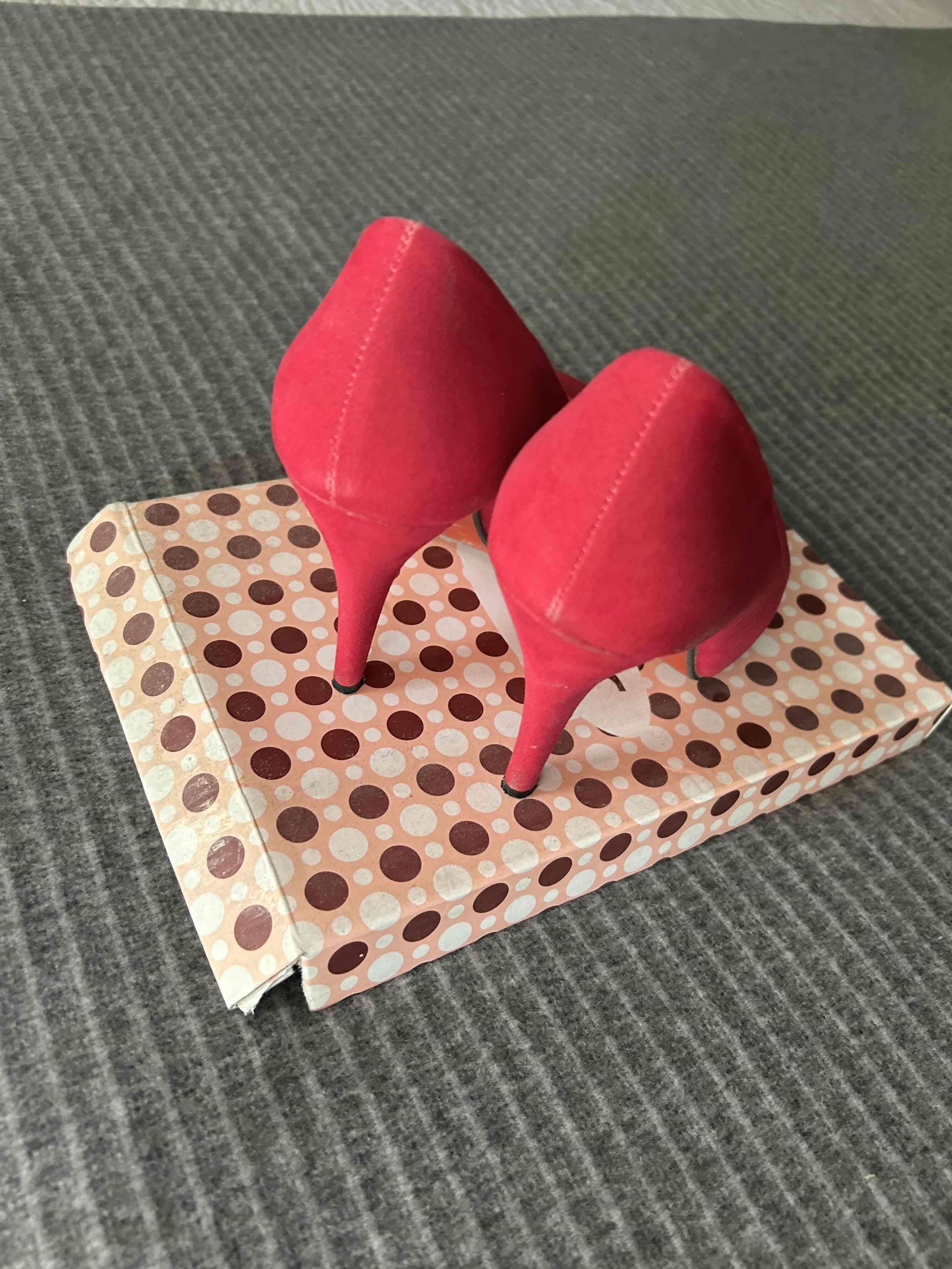 Zapatos de taco alto fucsia - miniatura 3