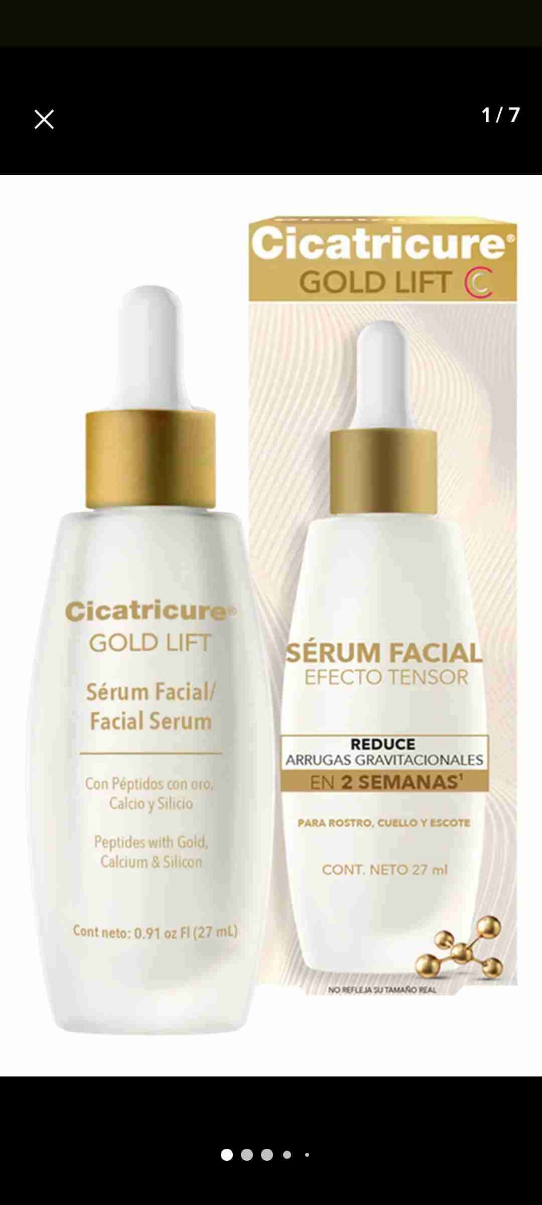 Sérum Facial Cicatricure Gold Lift 27ml - miniatura 3