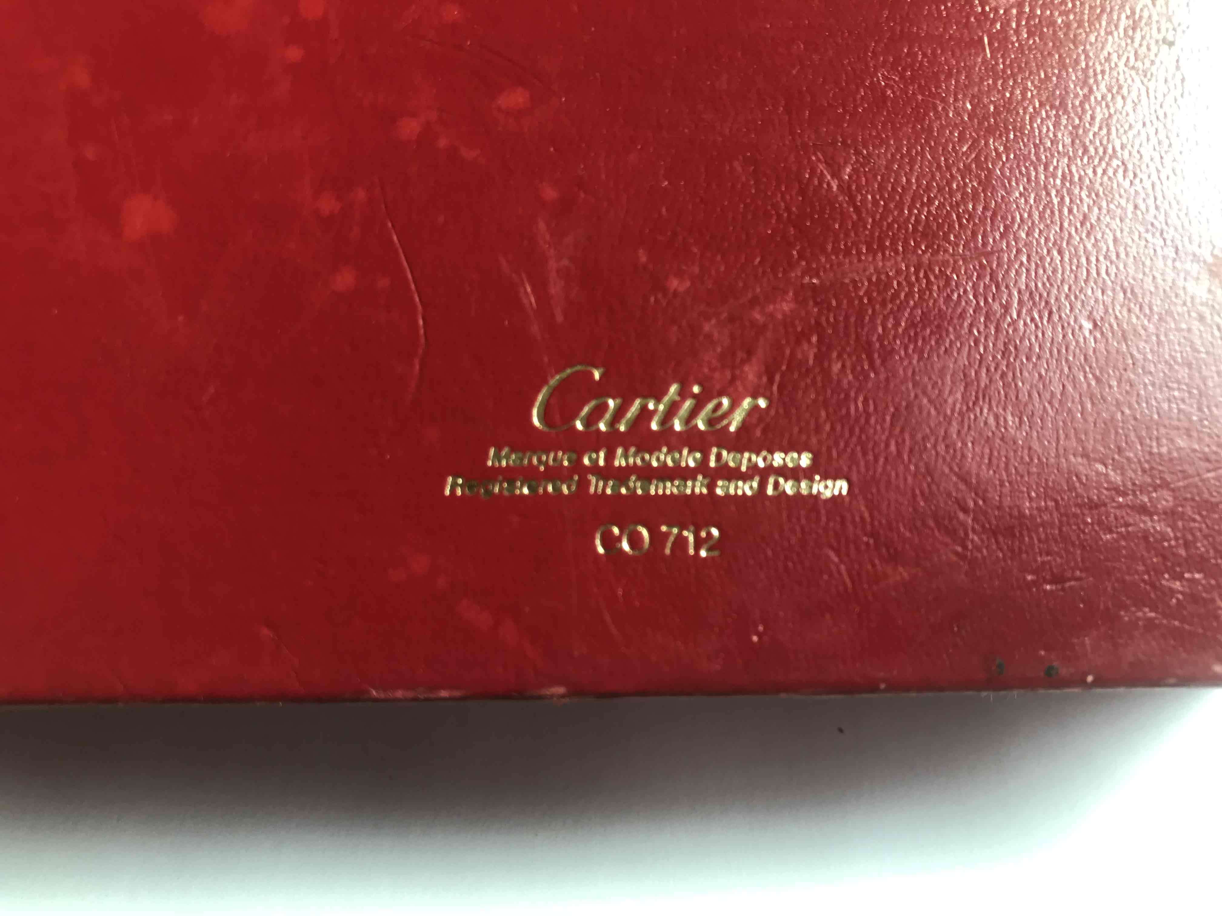 Lentes Cartier dorados en estuche - miniatura 5