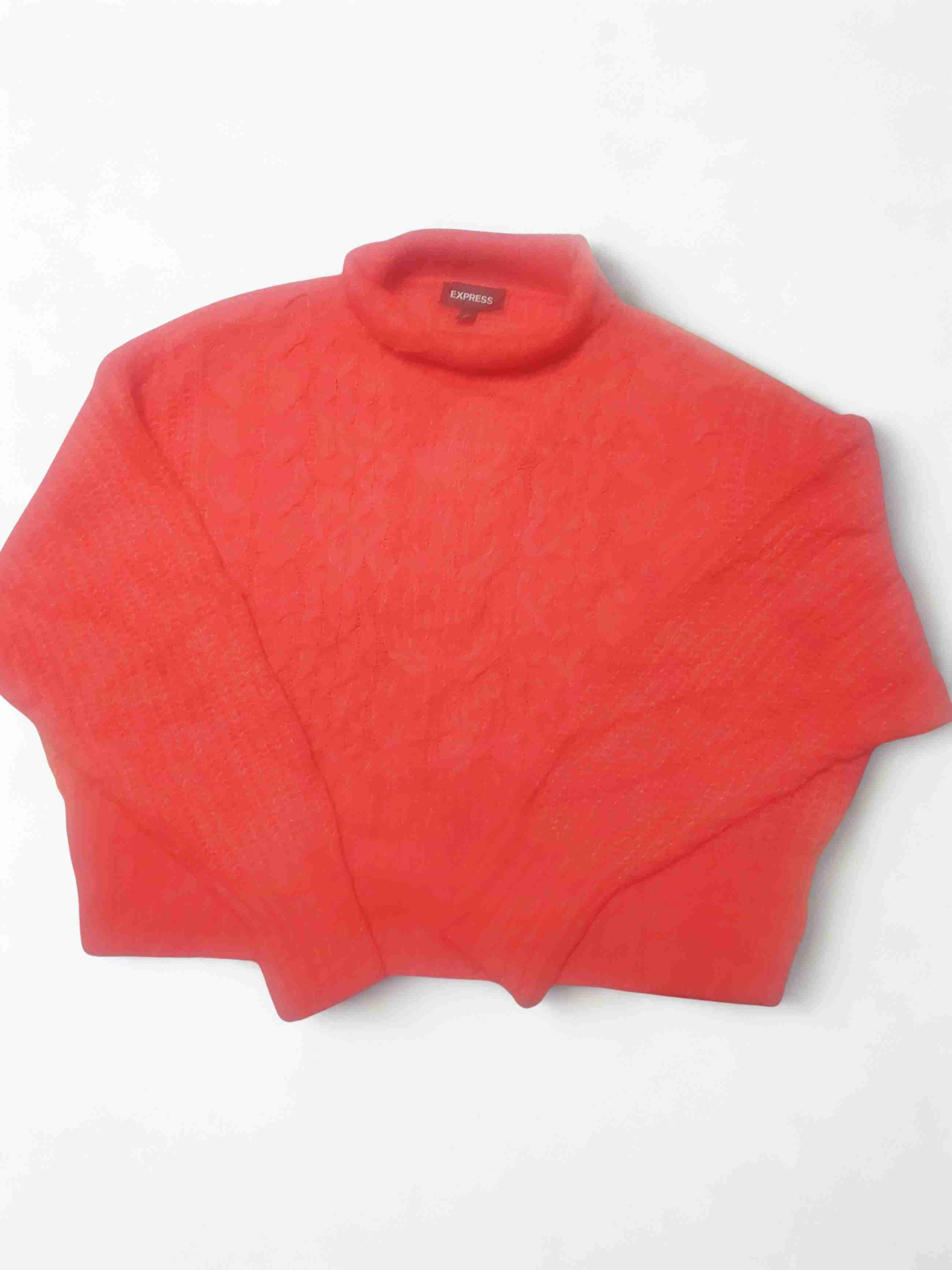 Suéter naranjajo de lana Express. - miniatura 3