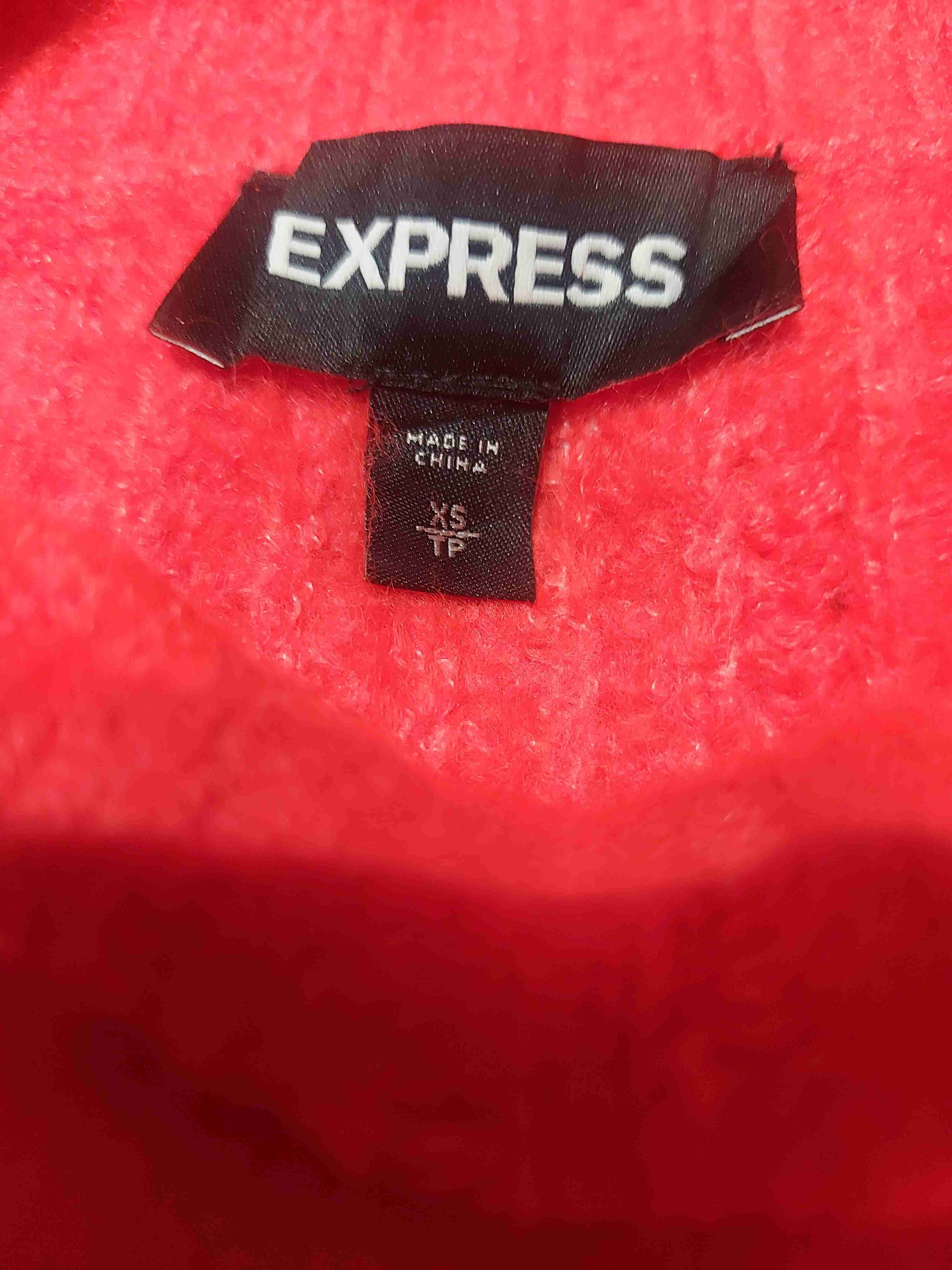 Suéter naranjajo de lana Express. - miniatura 5