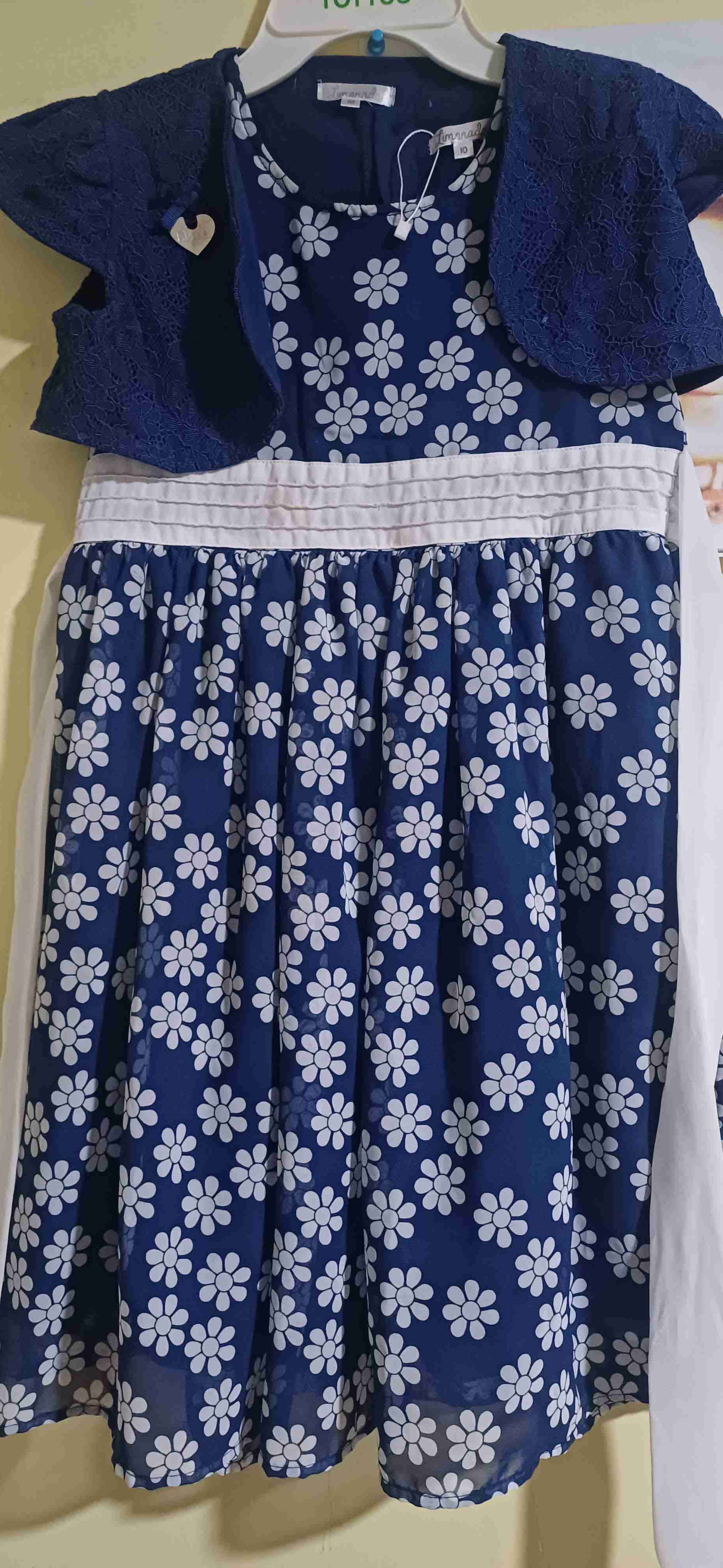 Vestido floral niña de limonada - miniatura 3