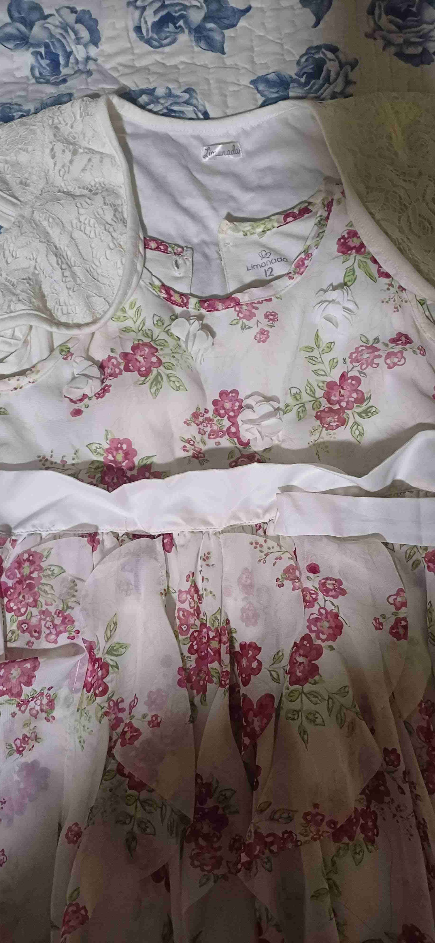 Vestido floral niña de limonada - miniatura 5