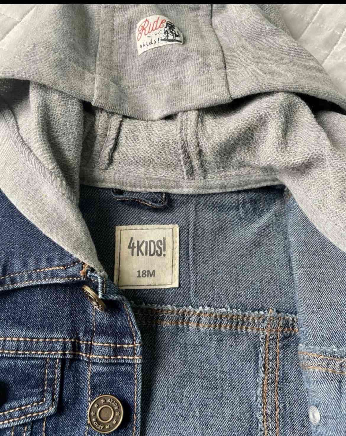 Chaqueta infantil mezclilla y algodón - miniatura 3