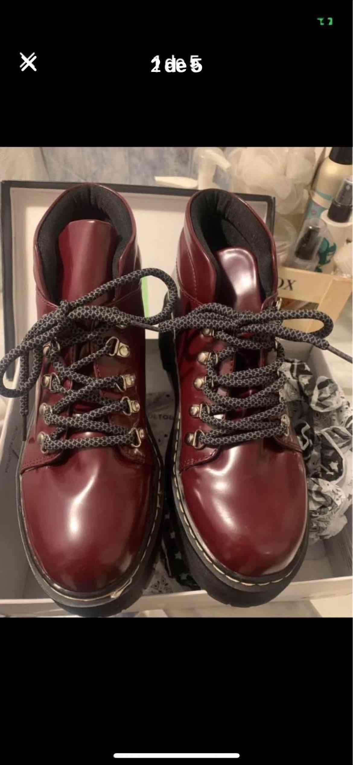 Botines burdeos Detogni talle 37 - 3