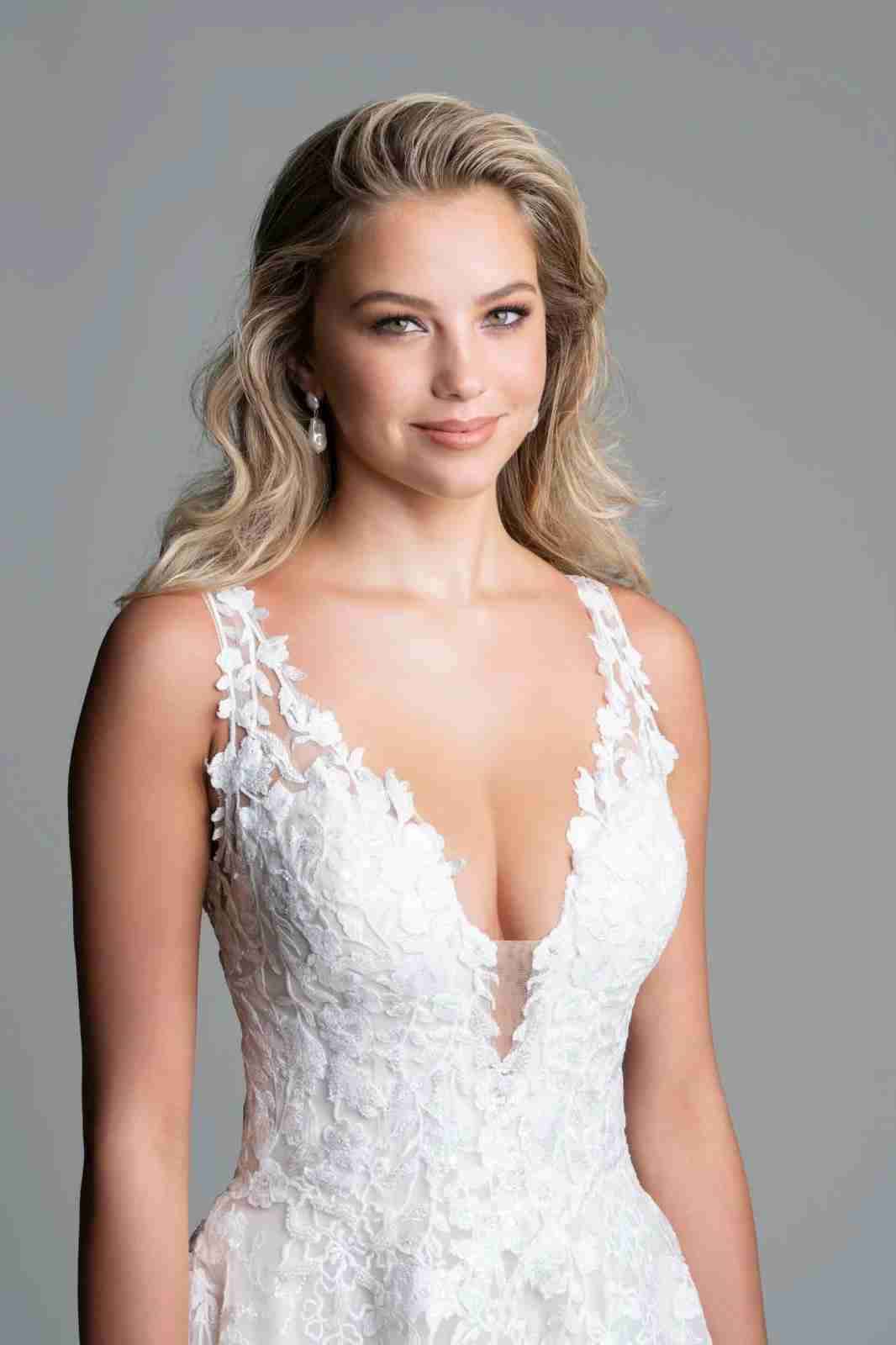 Vestido de novia encaje blanco - miniatura 5