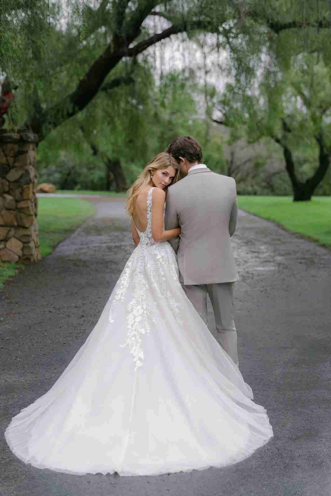 Vestido de novia encaje blanco - miniatura 6