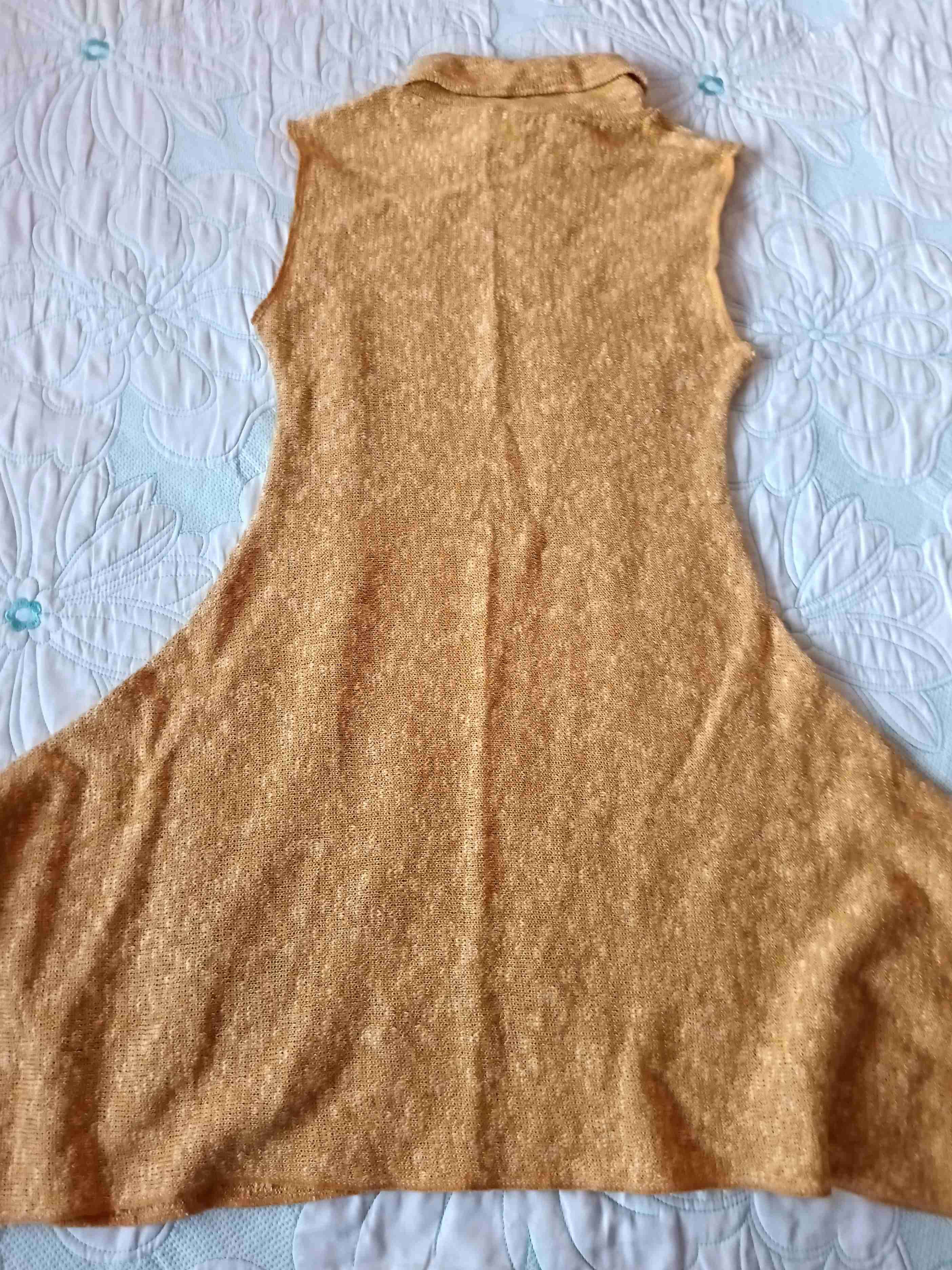Vestido sin mangas amarillo floral - miniatura 3