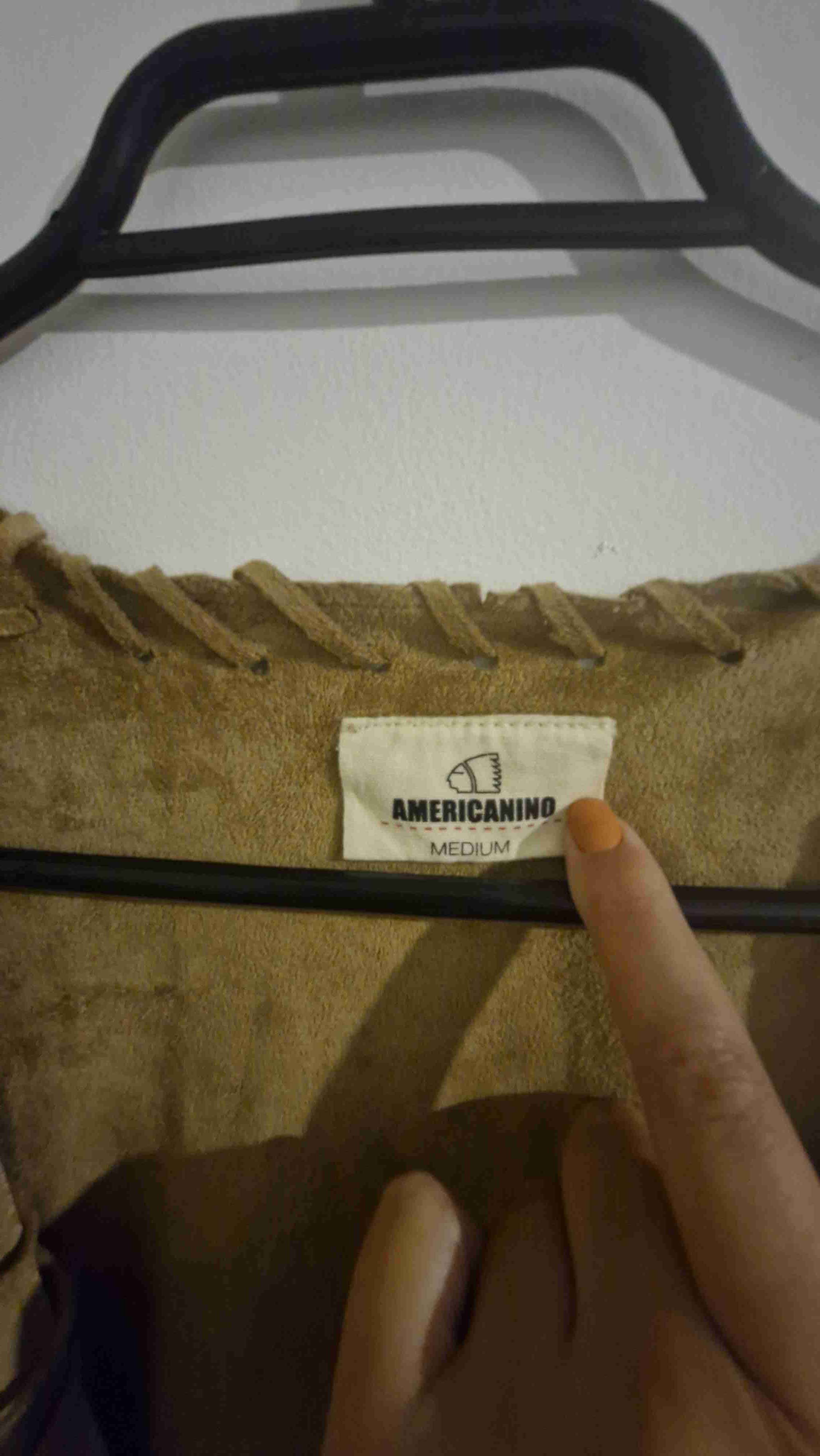 Gilette de gamuza marrón vintage - miniatura 2