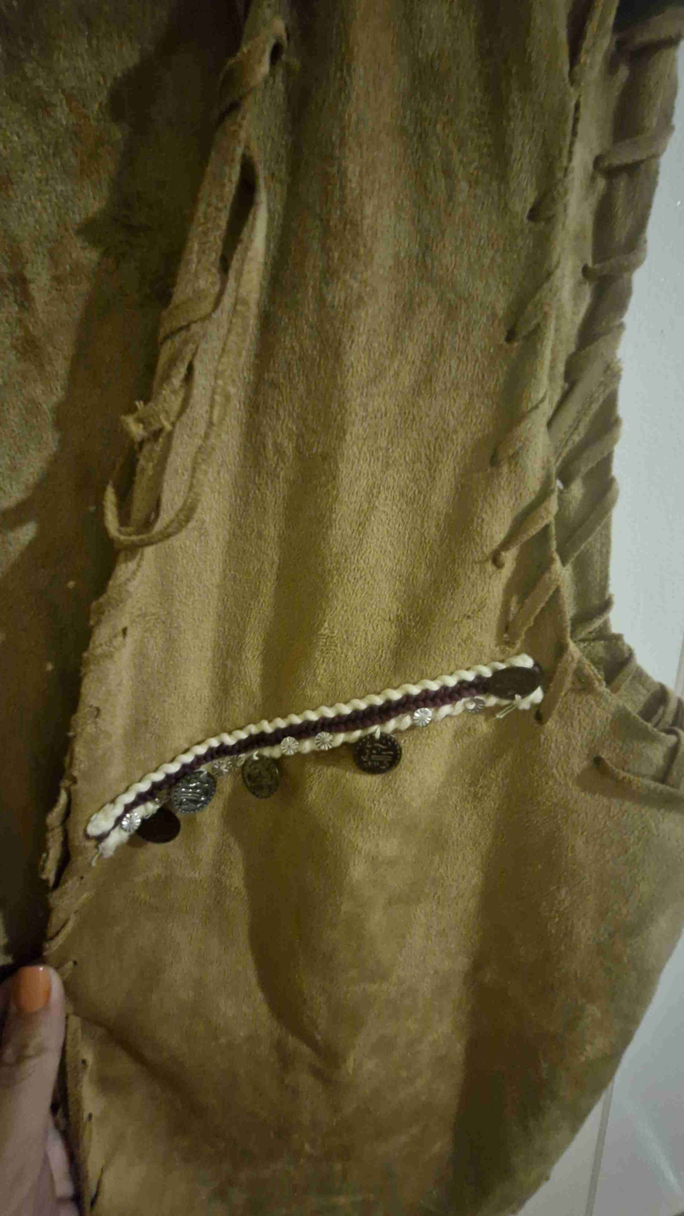 Gilette de gamuza marrón vintage - miniatura 3