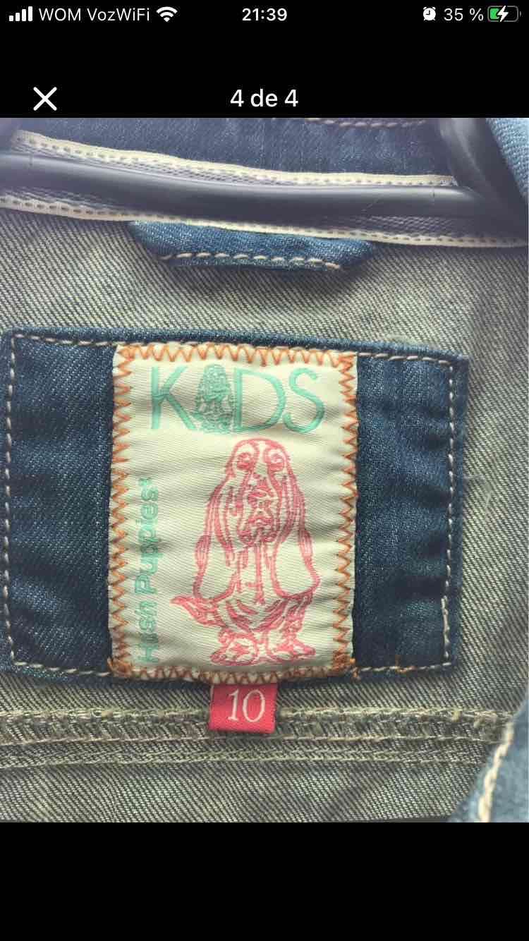 Chaqueta de mezclilla Hush Puppies Kids. Talla 10 - miniatura 4