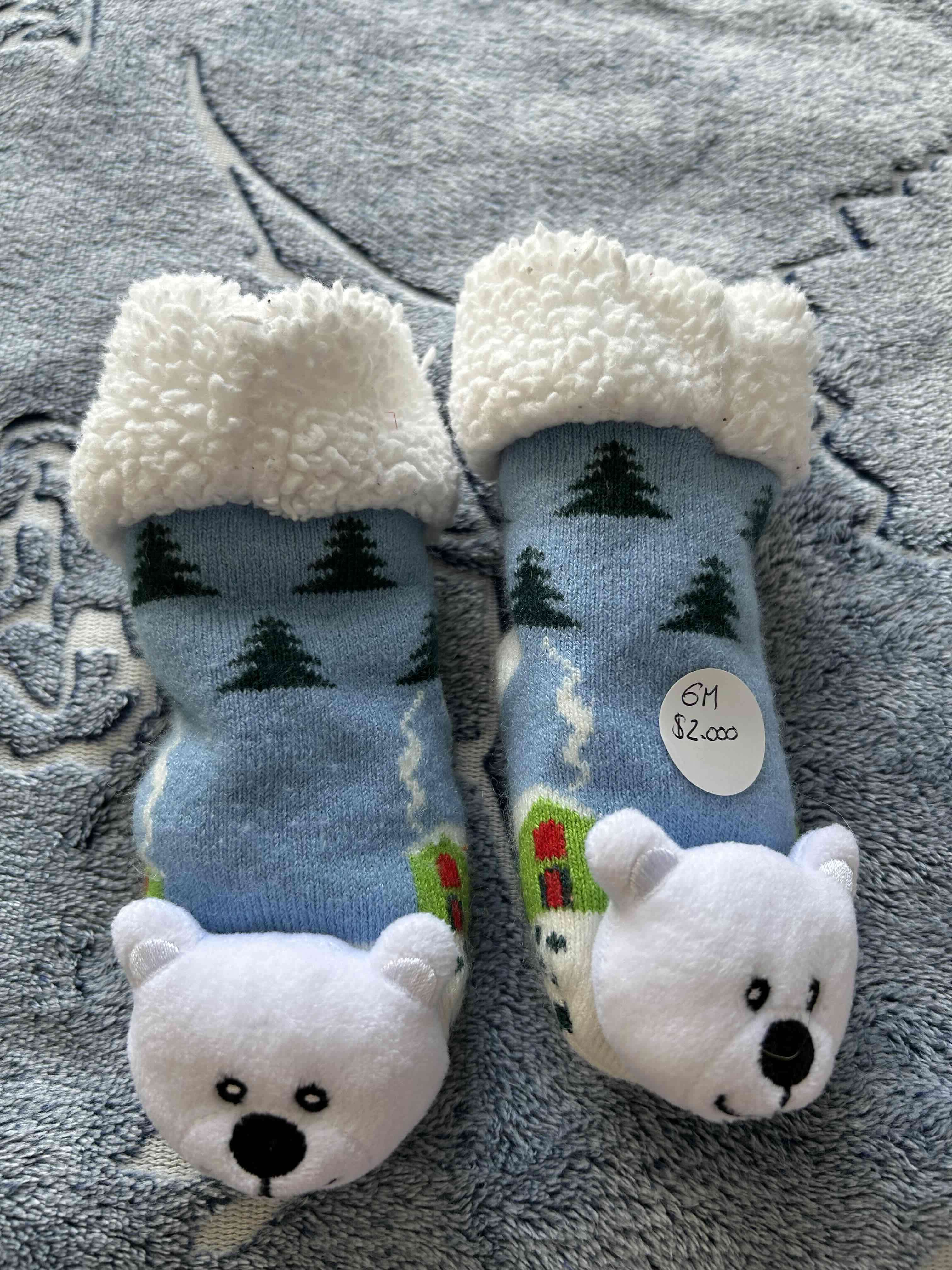 Calcetines bebé con diseño de oso