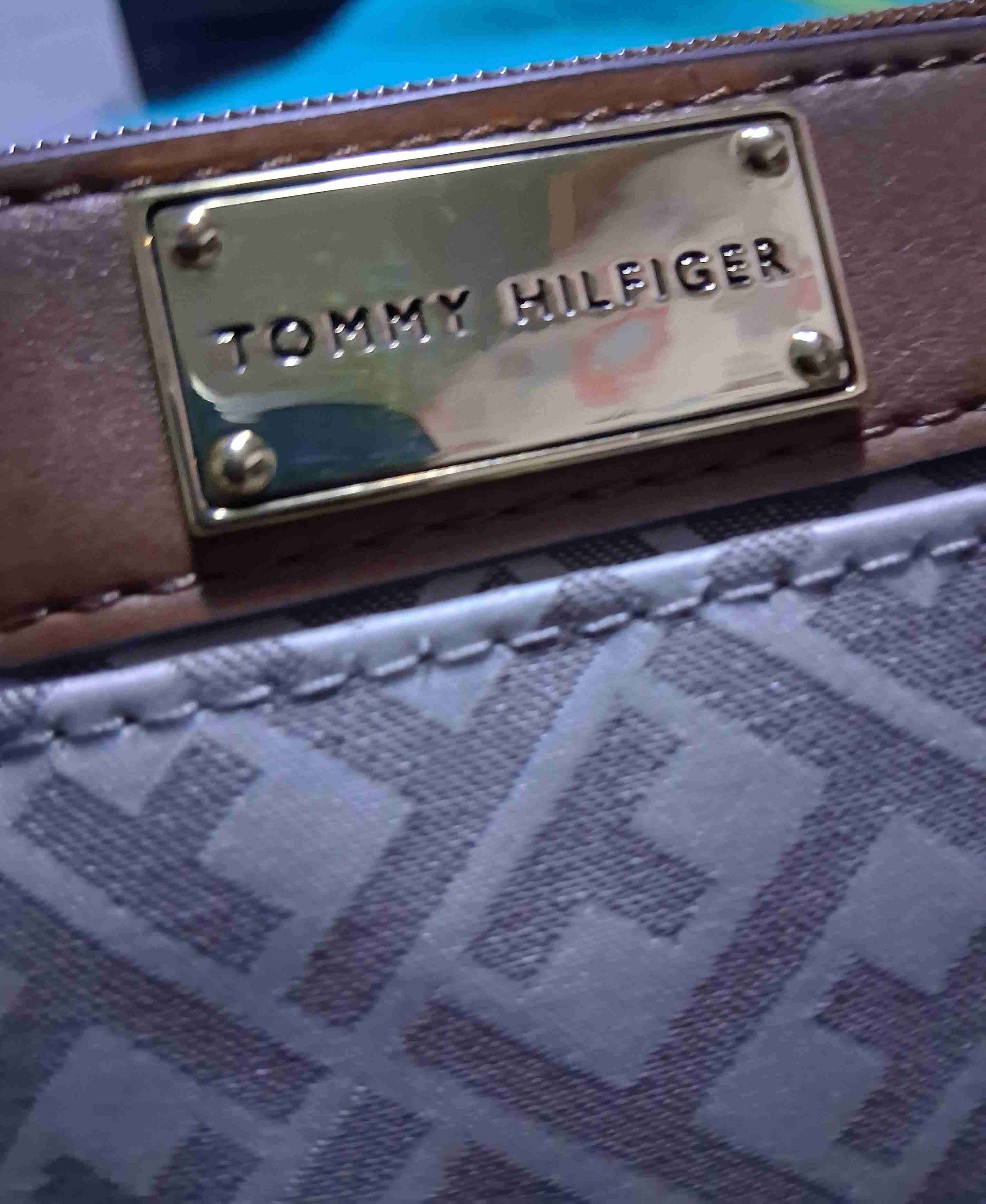 Cartera Tommy Hilfiger beige y marrón - miniatura 3