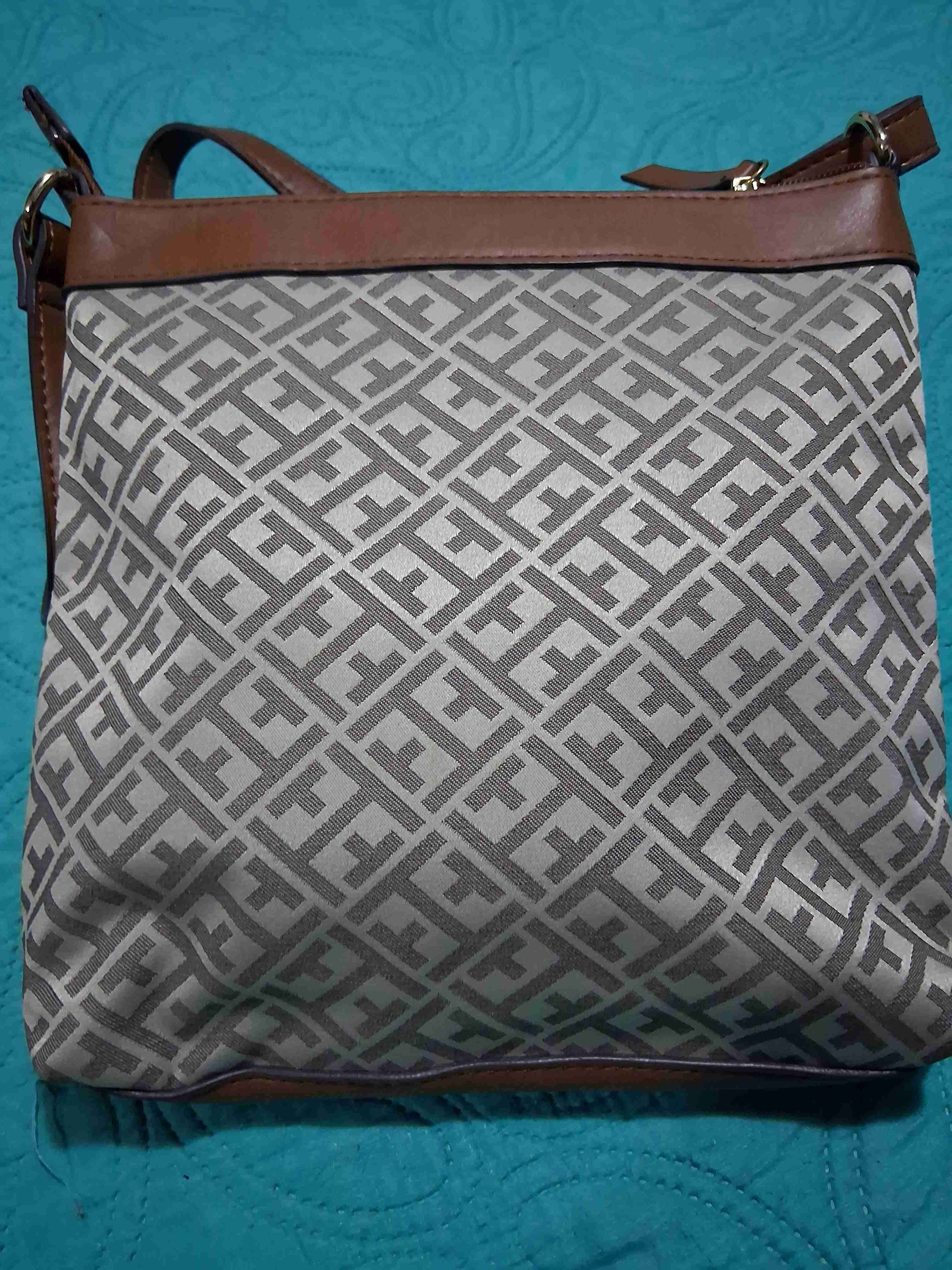 Cartera Tommy Hilfiger beige y marrón - miniatura 5