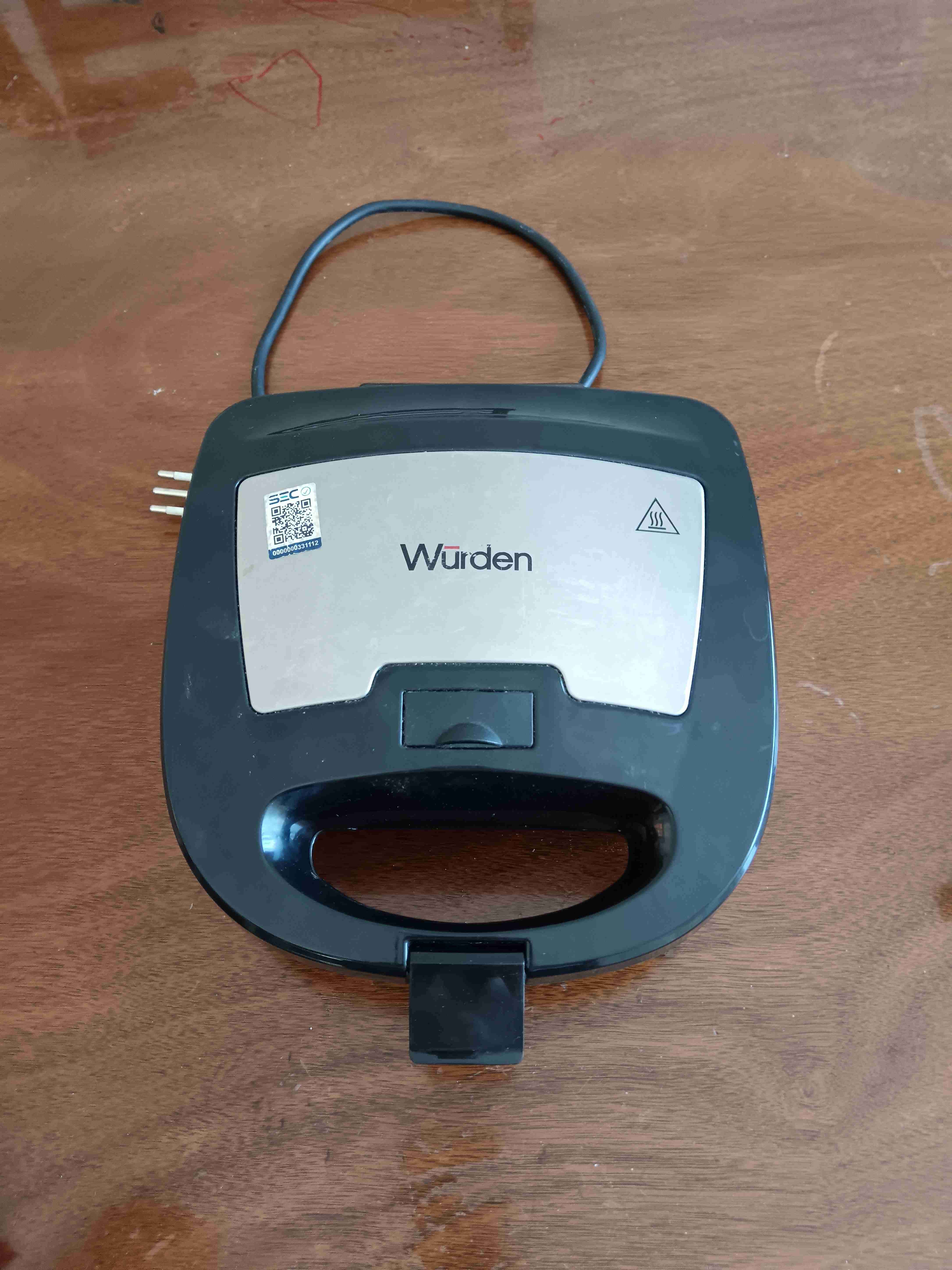 Sandwichera Wurden negra 5 en 1 - miniatura 1