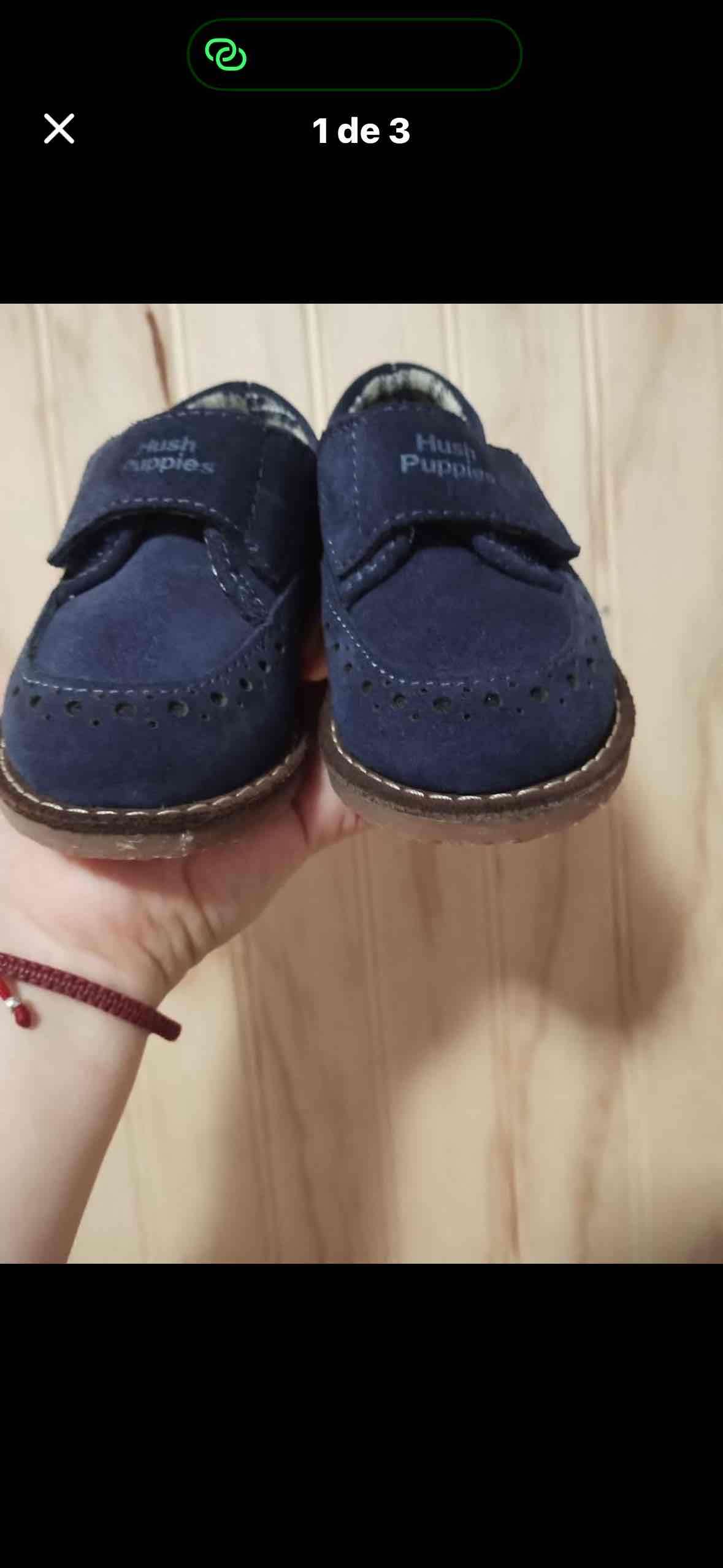 Zapatos para bebé azul - miniatura 3