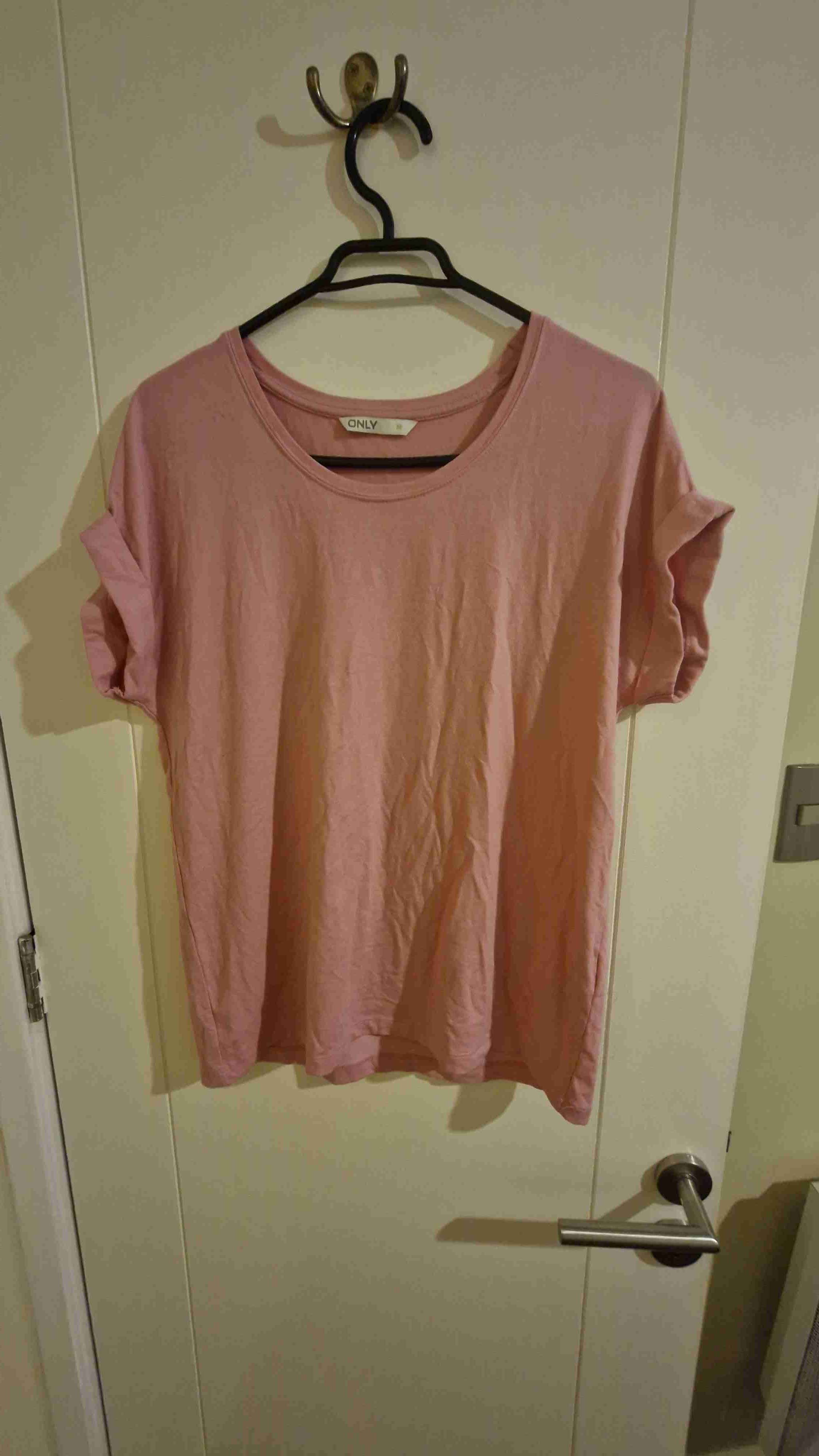 Polera rosada casual - 1