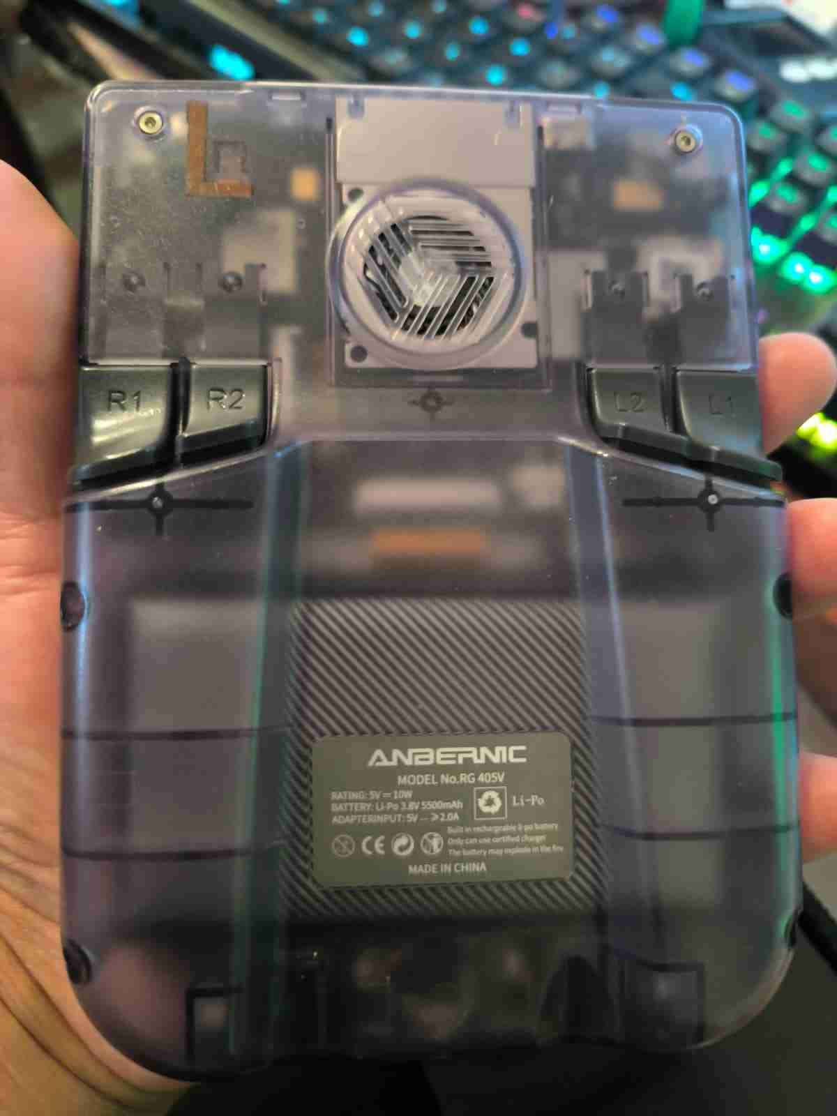 Consola portátil Anbernic RG 405V- 250GB - 2