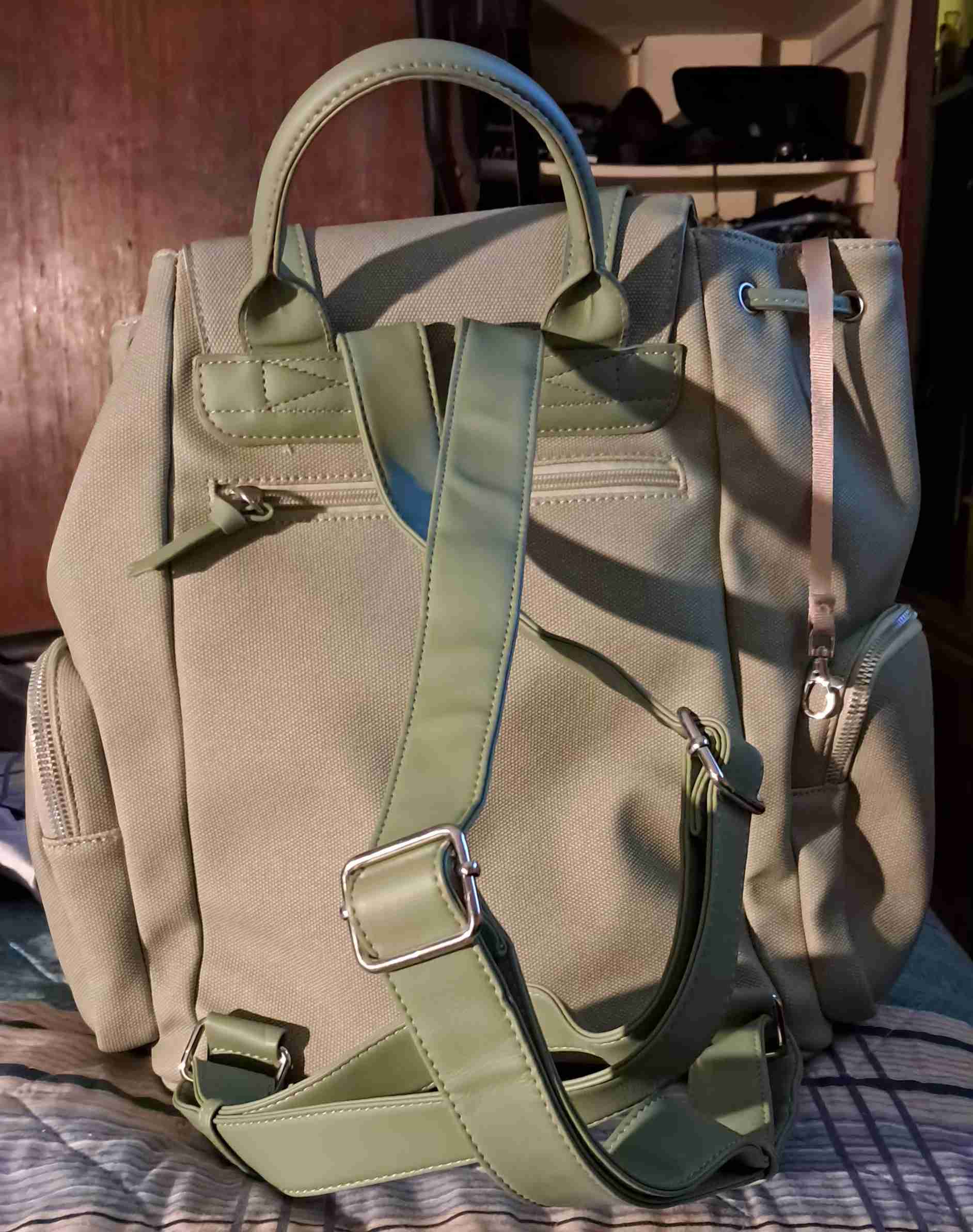 Mochila verde estilo casual - 2