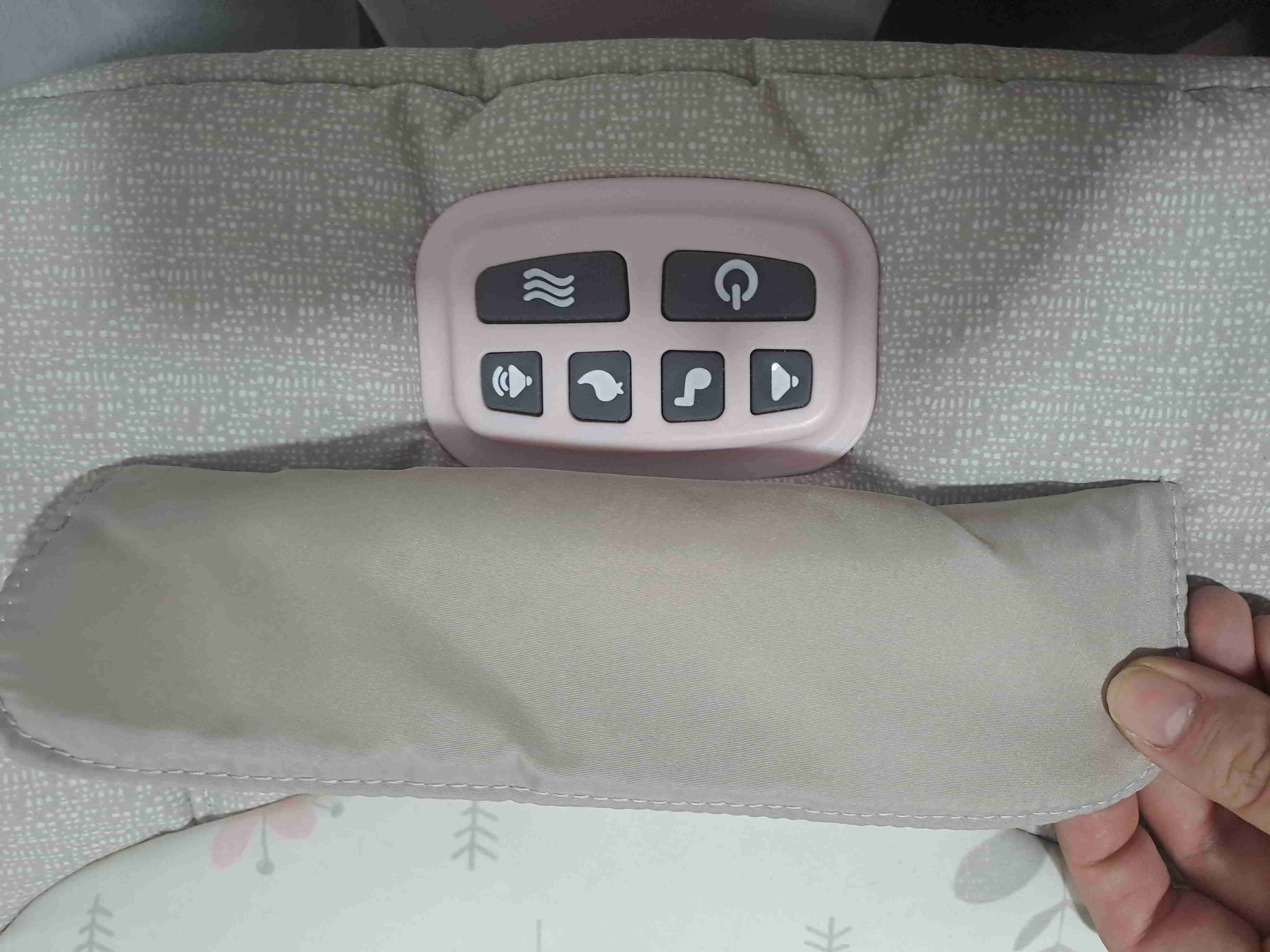 Silla mecedora de bebé gris - miniatura 3