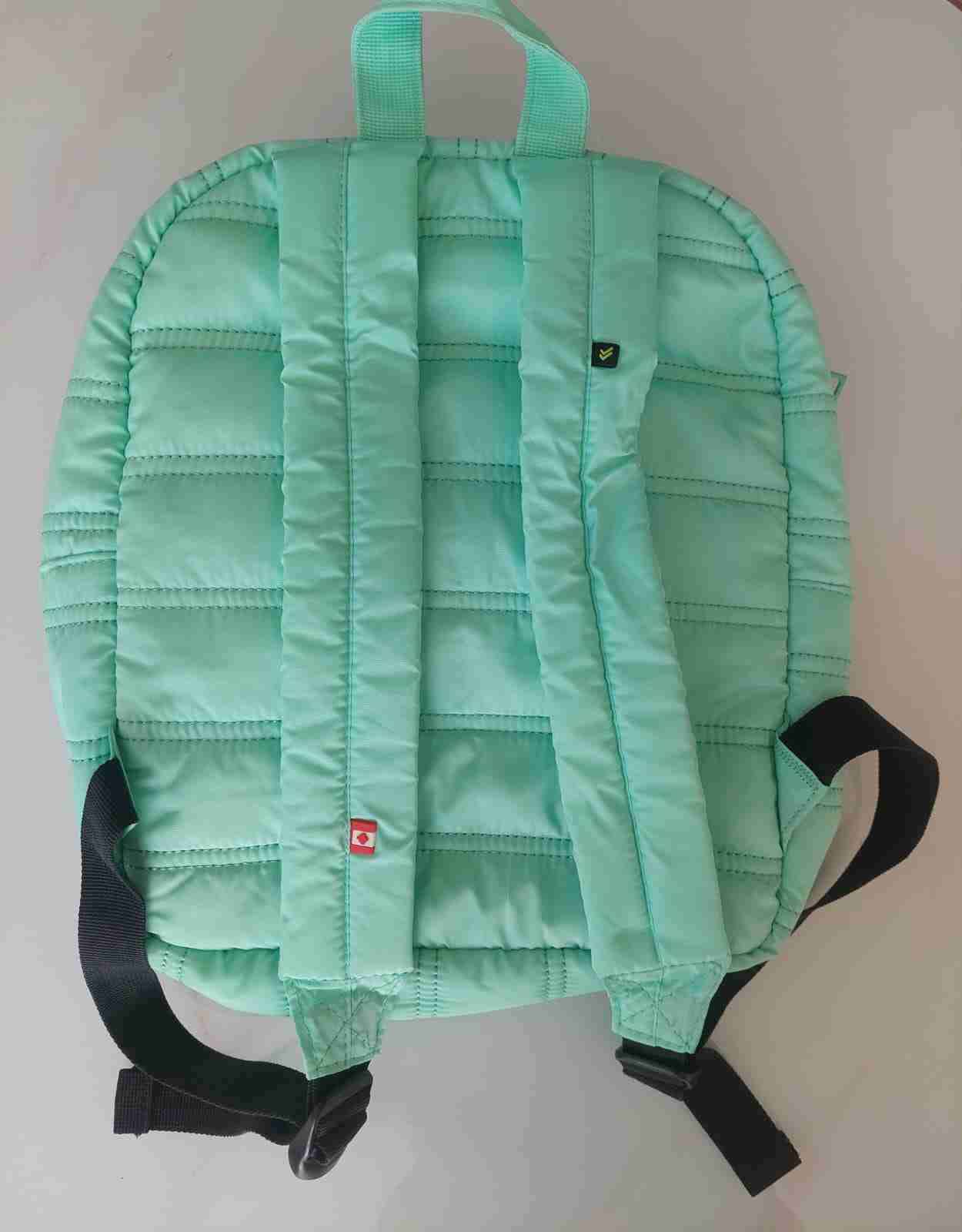 Mochila verde agua acolchada - miniatura 2