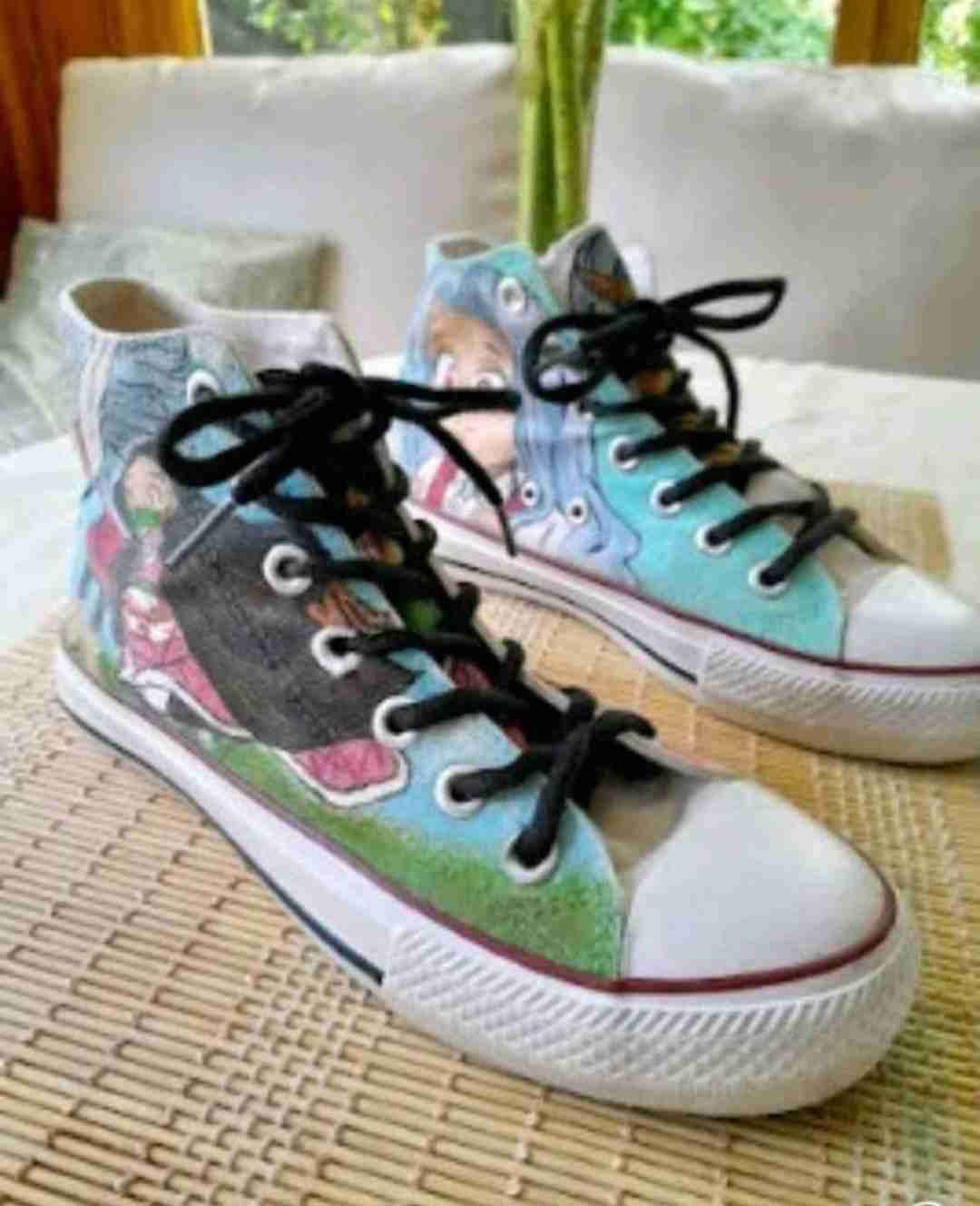 Zapatillas pintadas a mano - miniatura 3