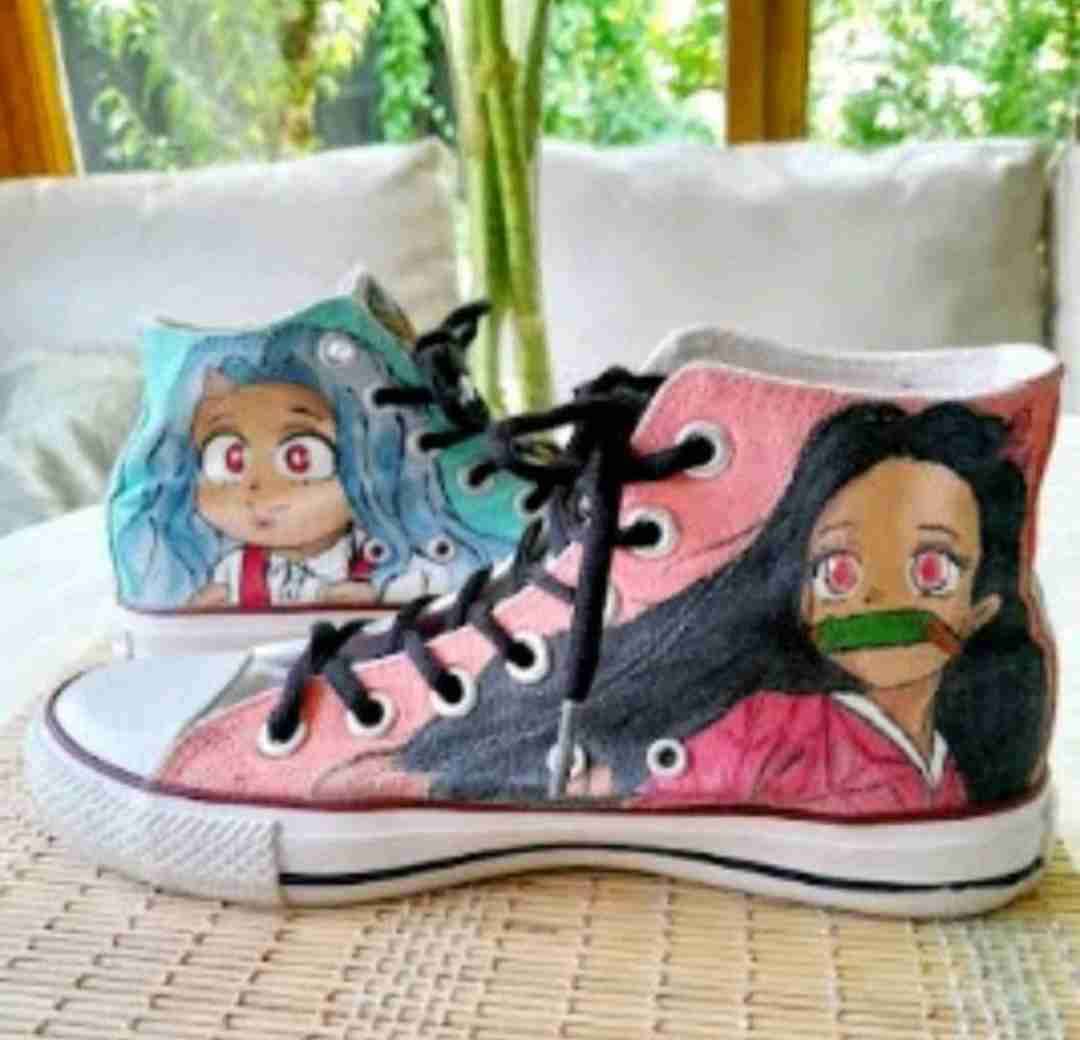 Zapatillas pintadas a mano - miniatura 4