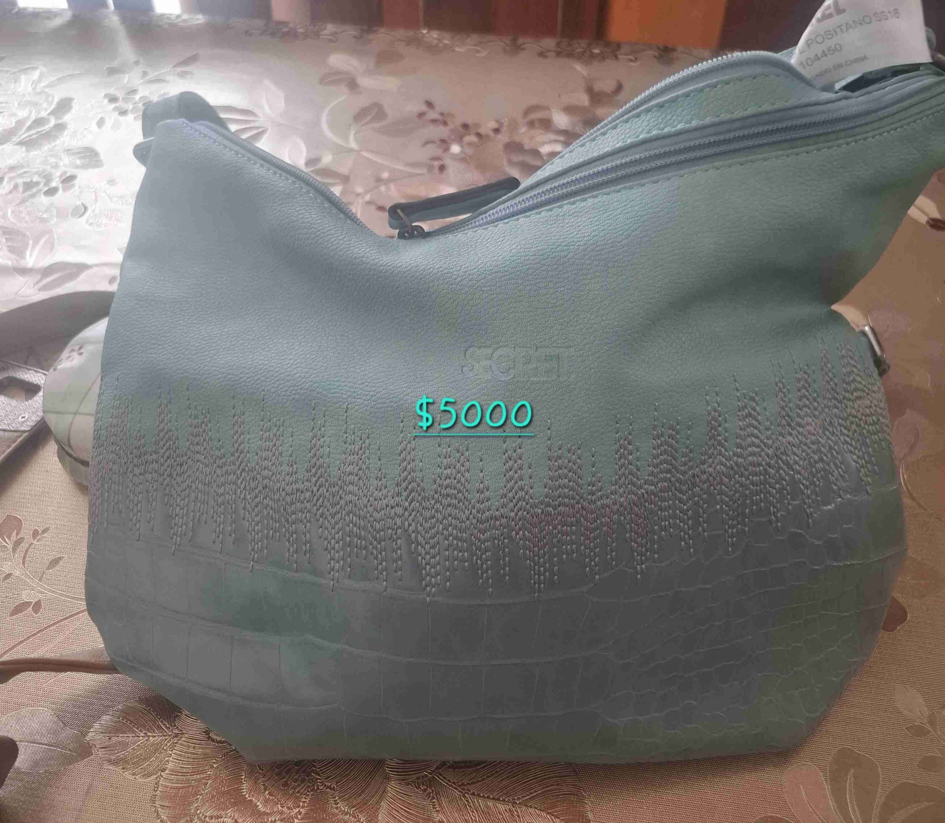 Bolso de cuero morado - miniatura 4