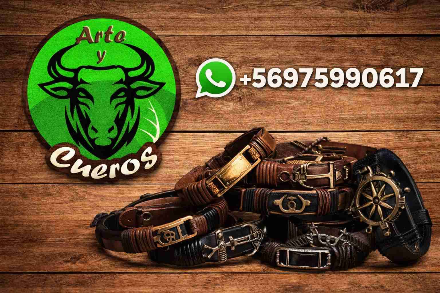 Pulseras de cuero artesanales - miniatura 2