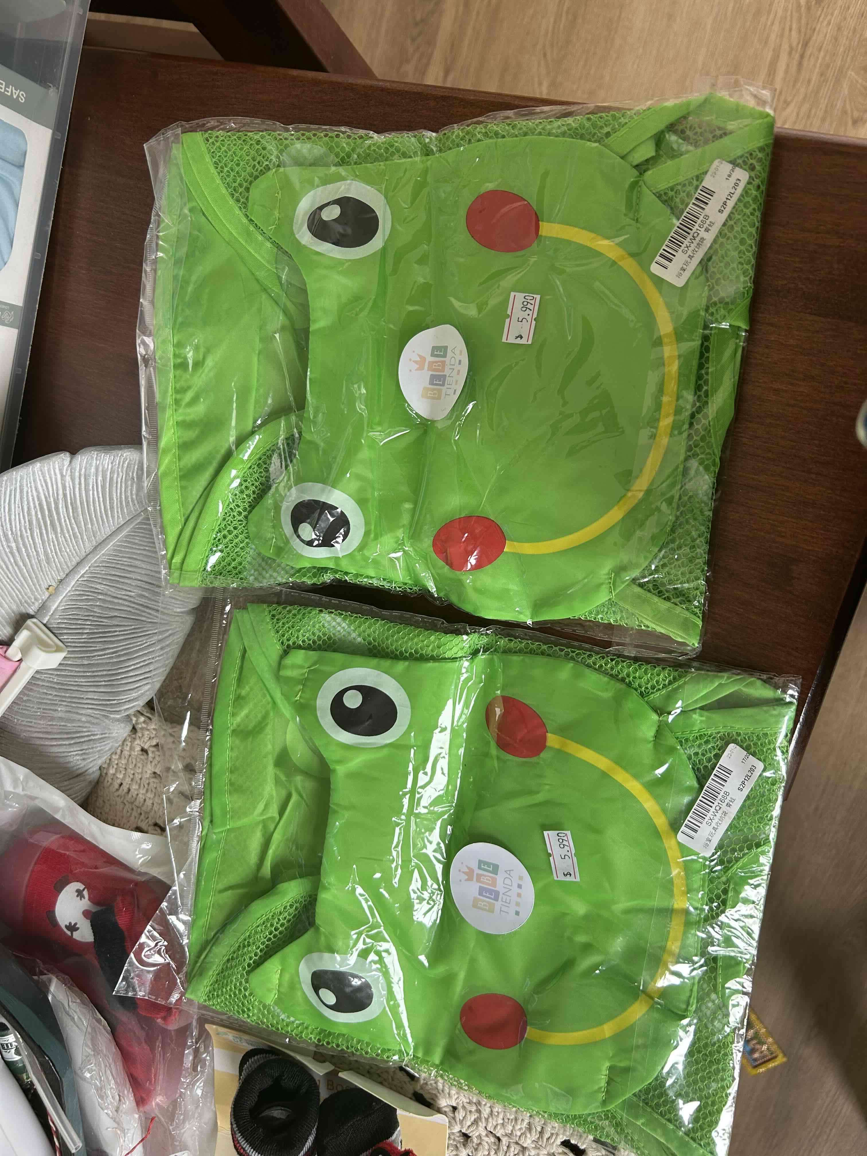 Organizador de baño verde ranita (agotado en amari - 2