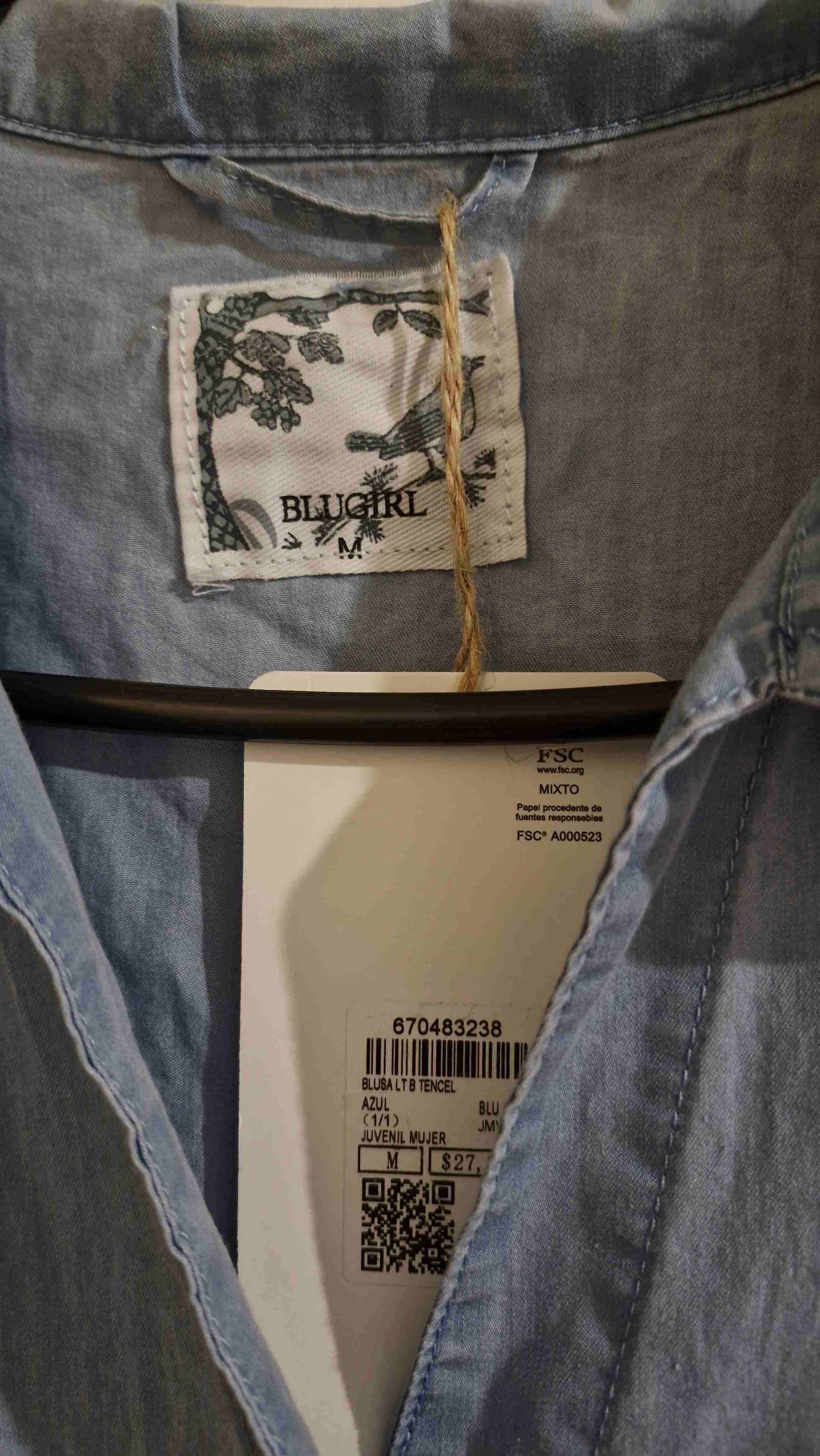 Blusa sin mangas de mezclilla - miniatura 3