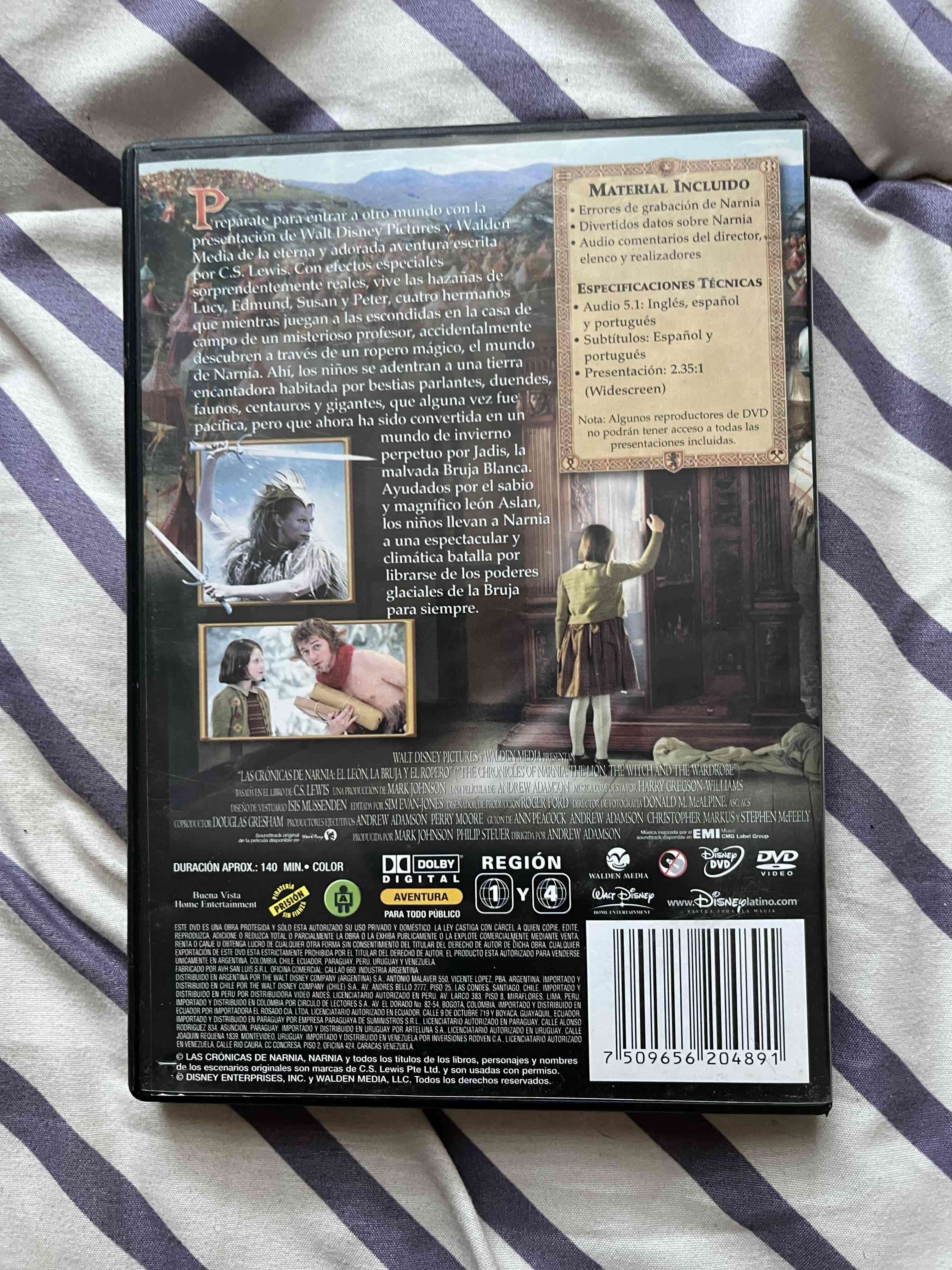 DVD Las Crónicas de Narnia - miniatura 3