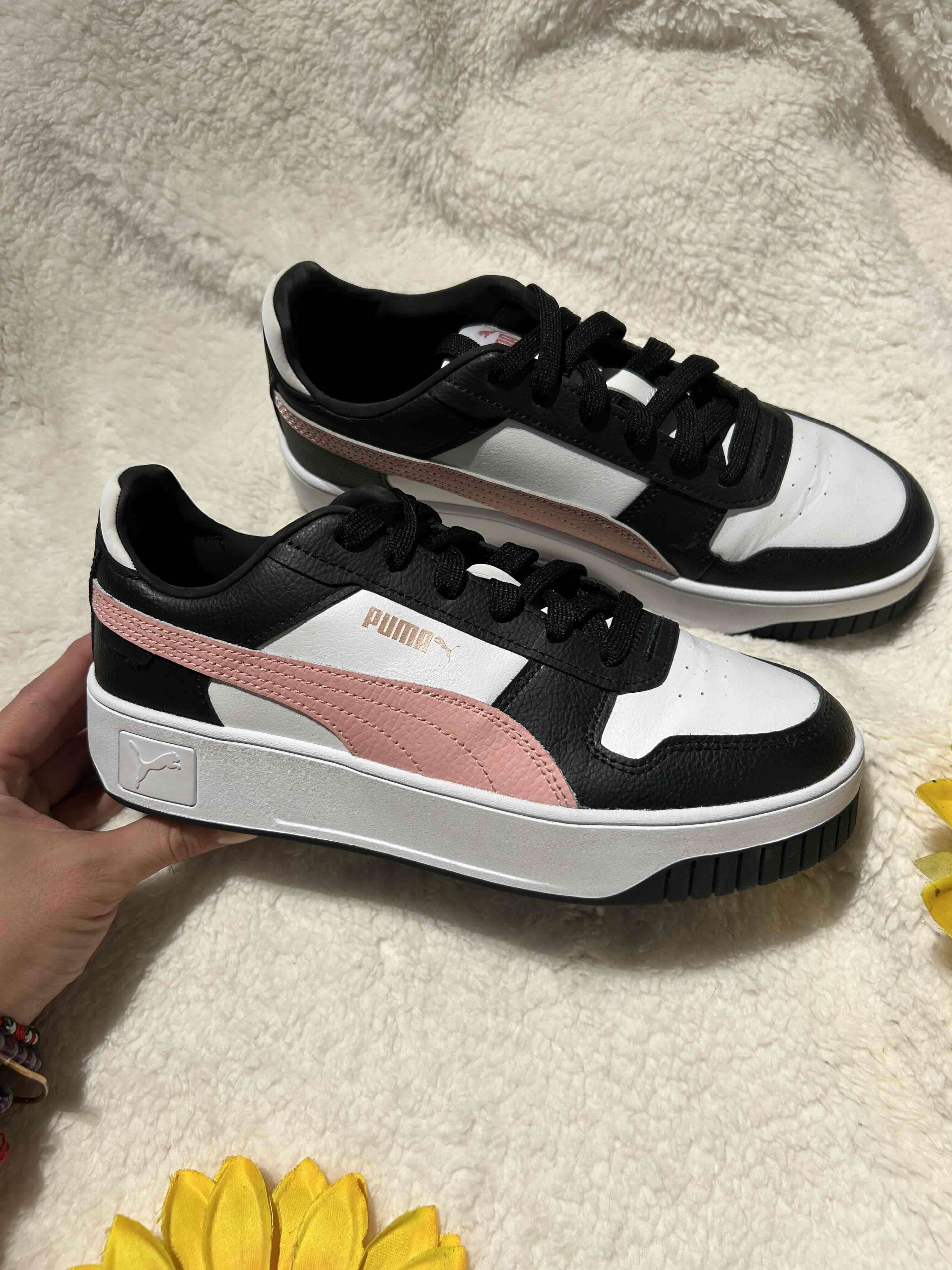 Zapatillas Puma negras y rosadas - miniatura 3