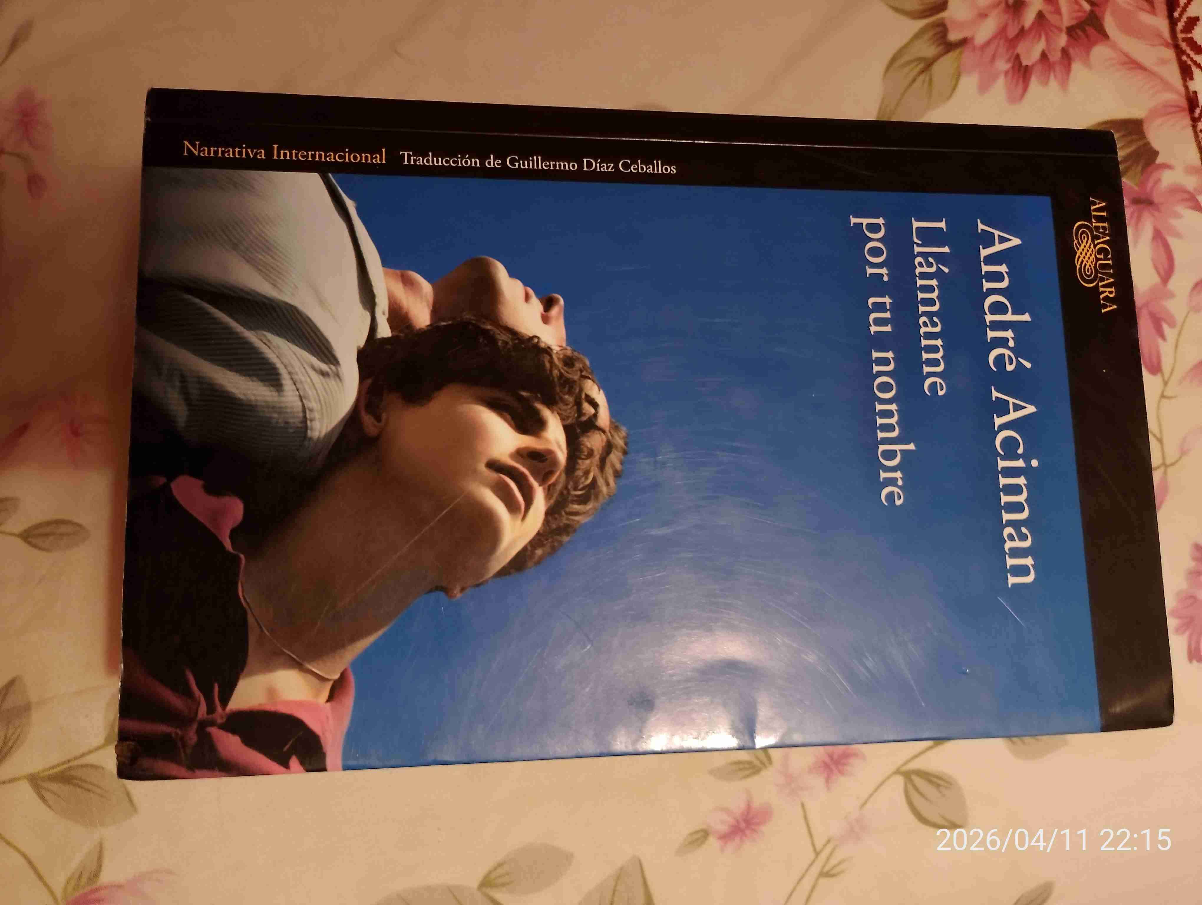 Libro 'Llámame por tu nombre'