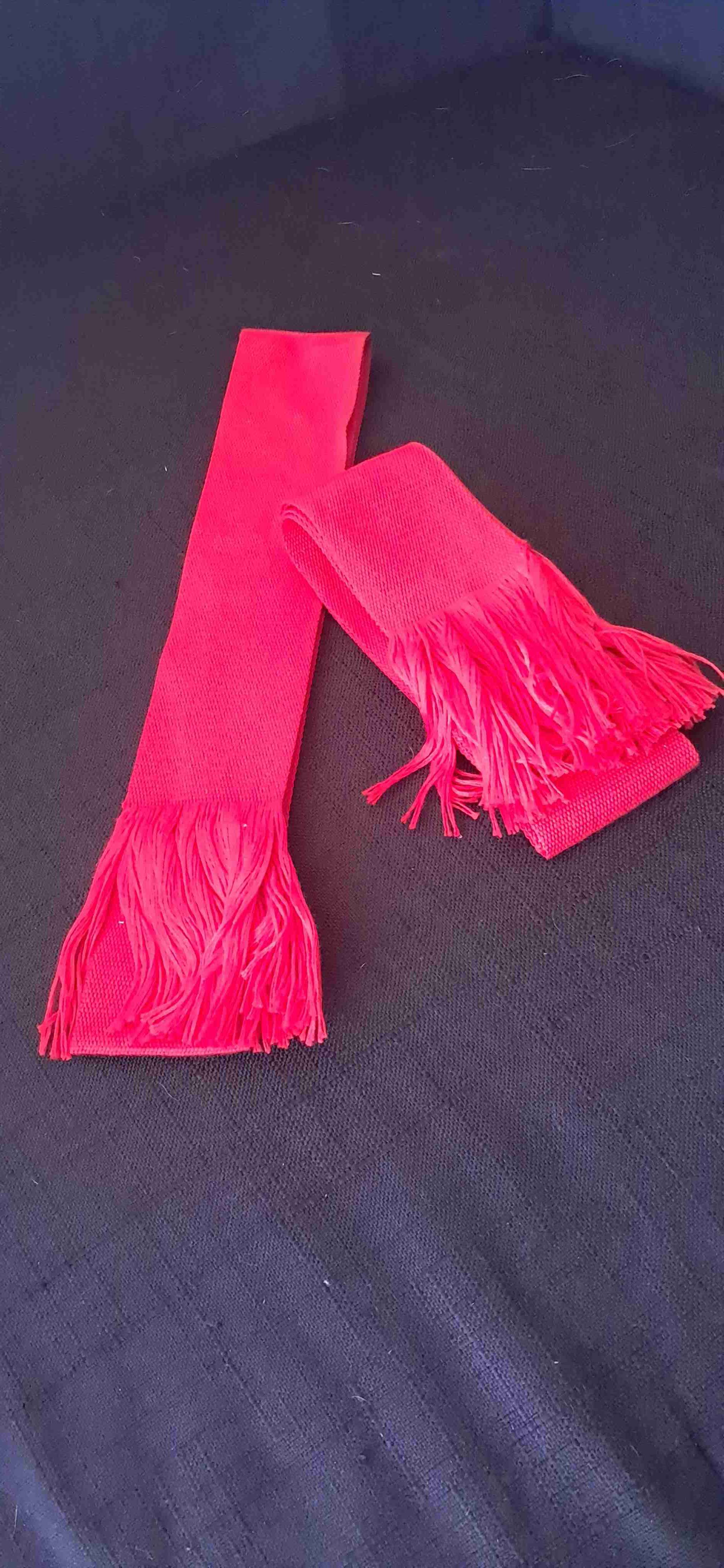 6 Fajas de Huaso para niño roja - 1