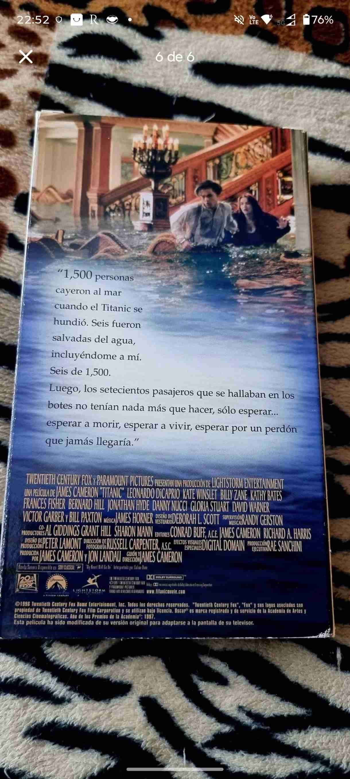 VHS de Titanic colección especial - miniatura 5