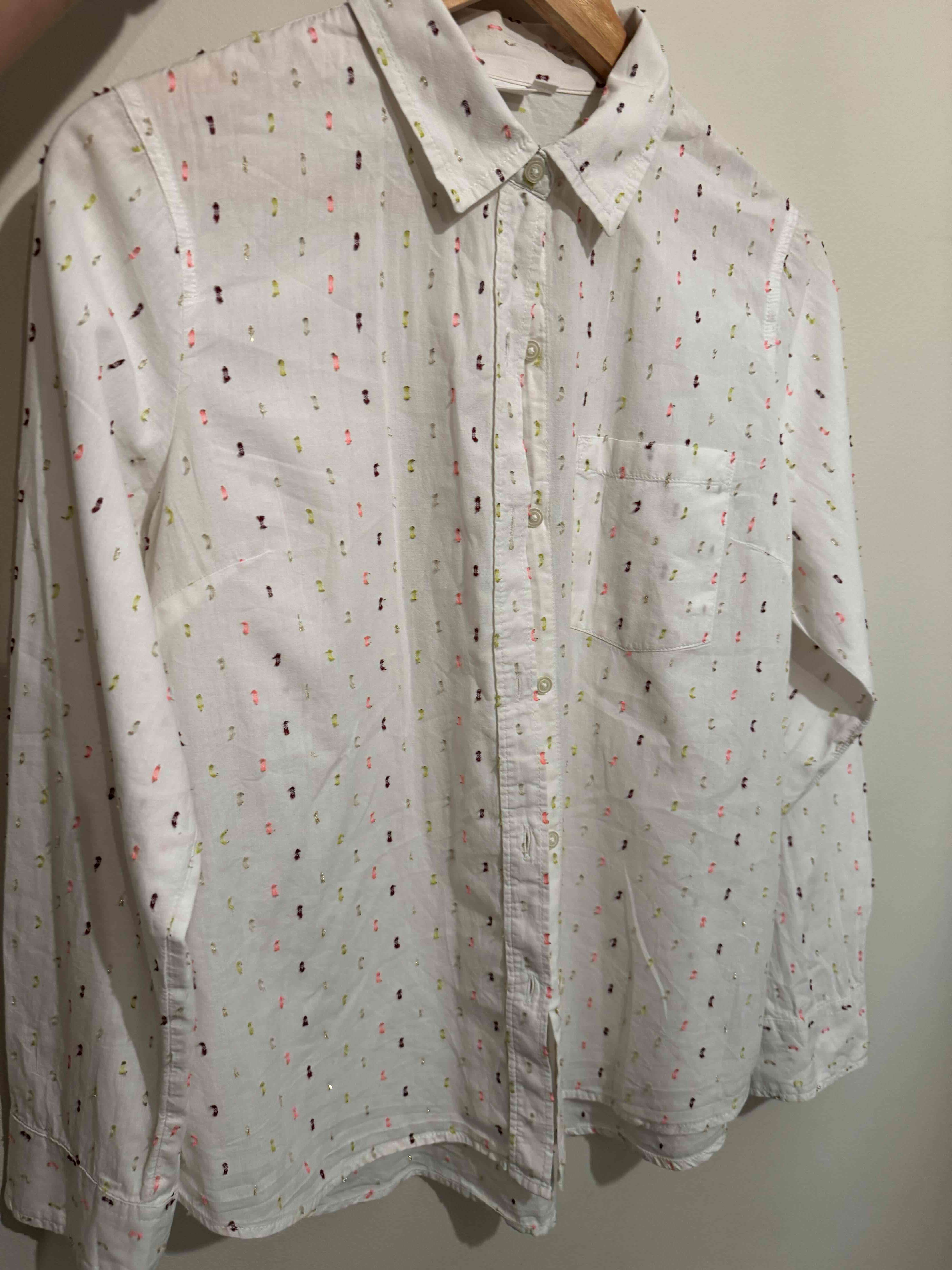 Camisa GAP blanca con puntos - 2