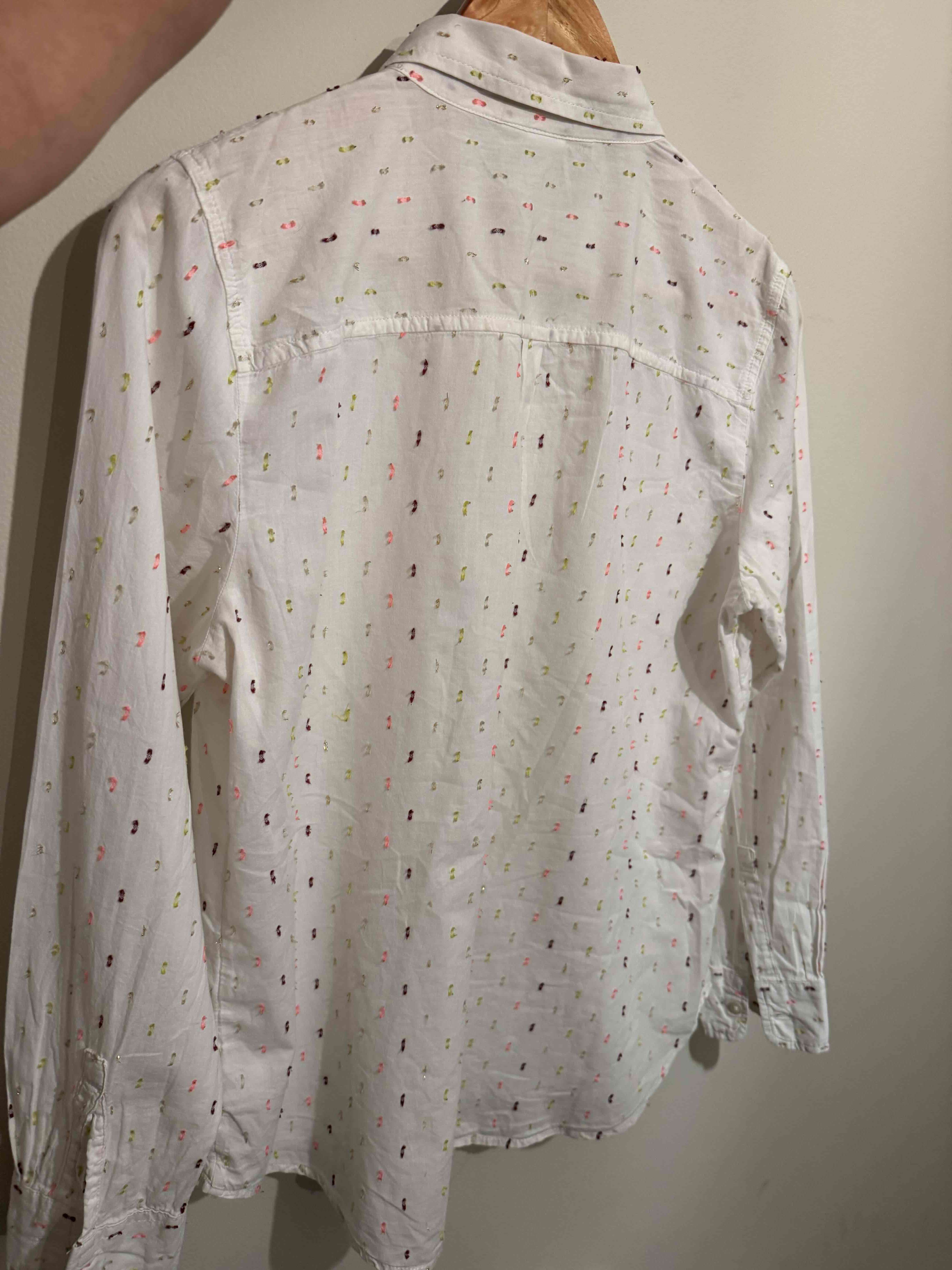 Camisa GAP blanca con puntos - 3