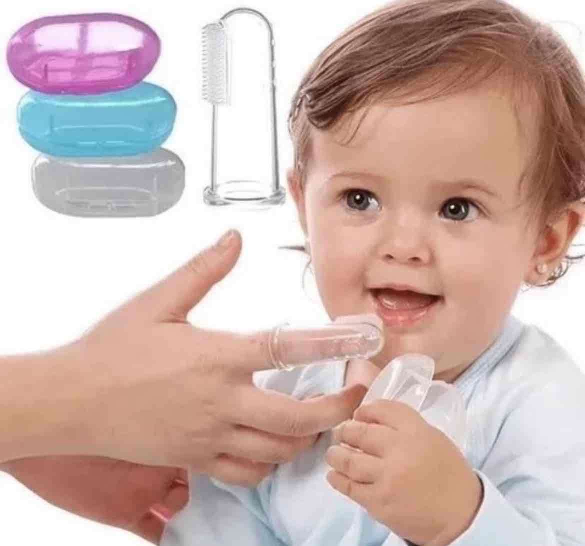 Cepillo dental de dedo para bebé - miniatura 2