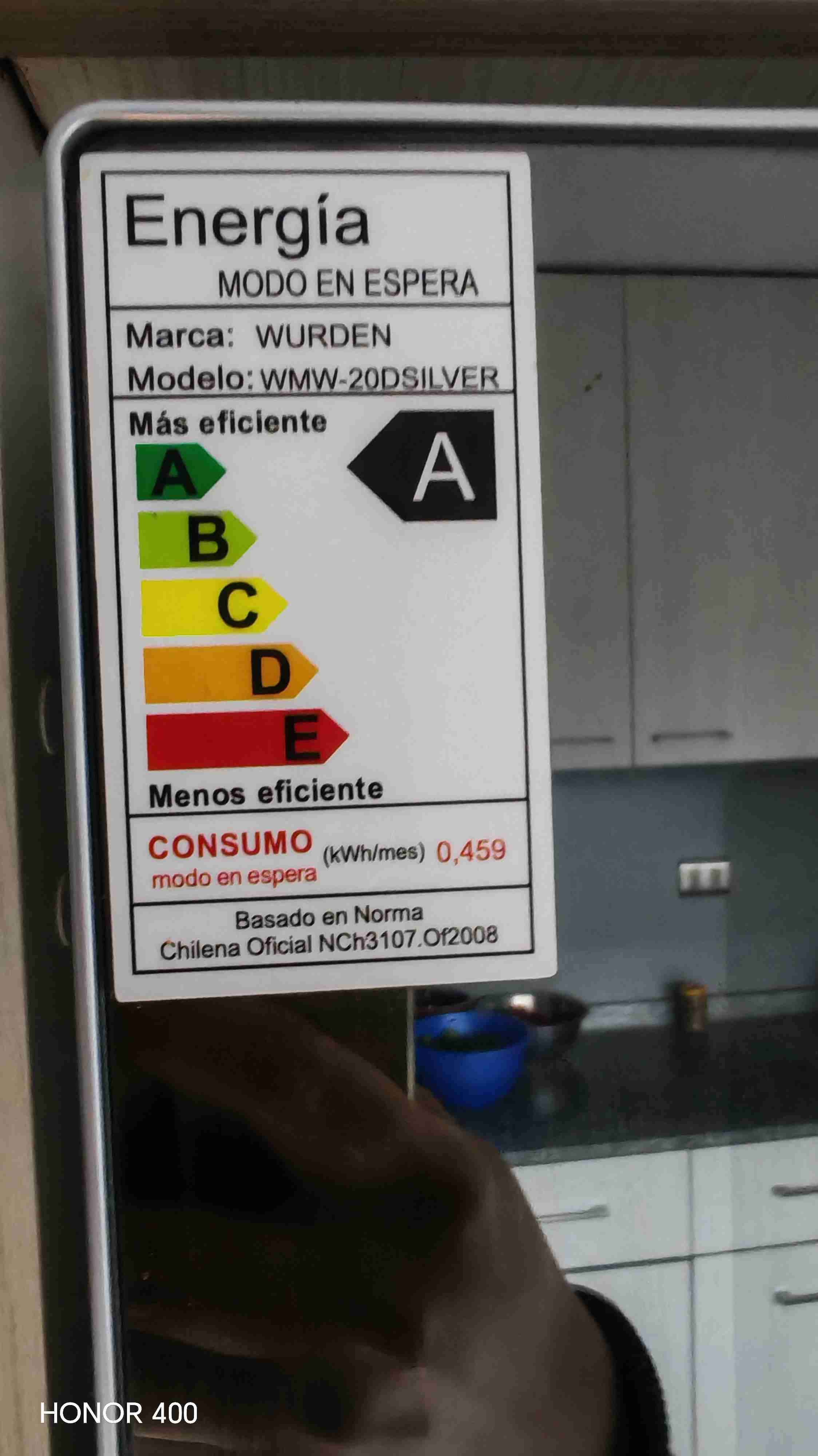 Microondas Wurden WMW-20D Silver - 1