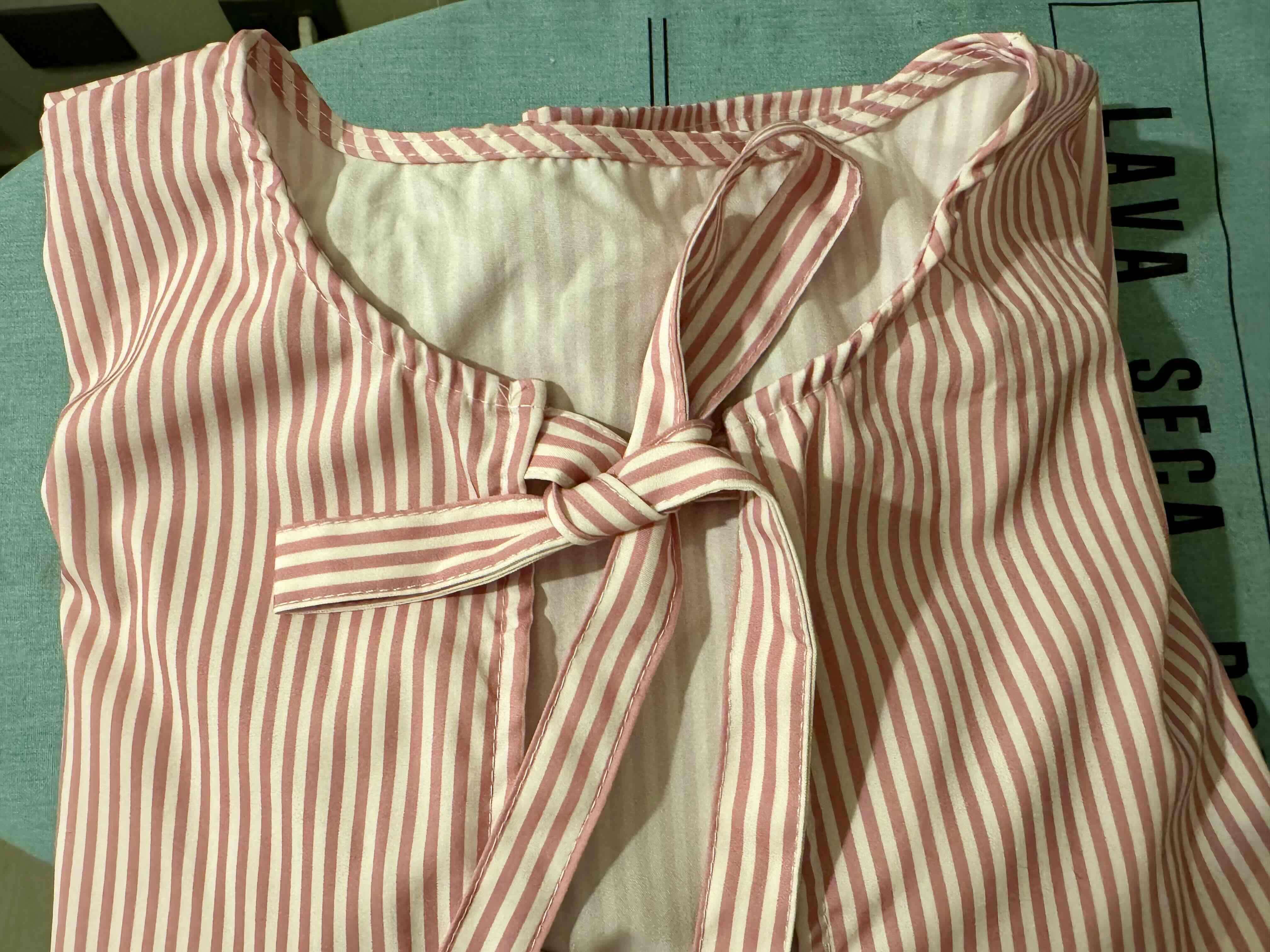 Blusa lazos rosada - miniatura 2