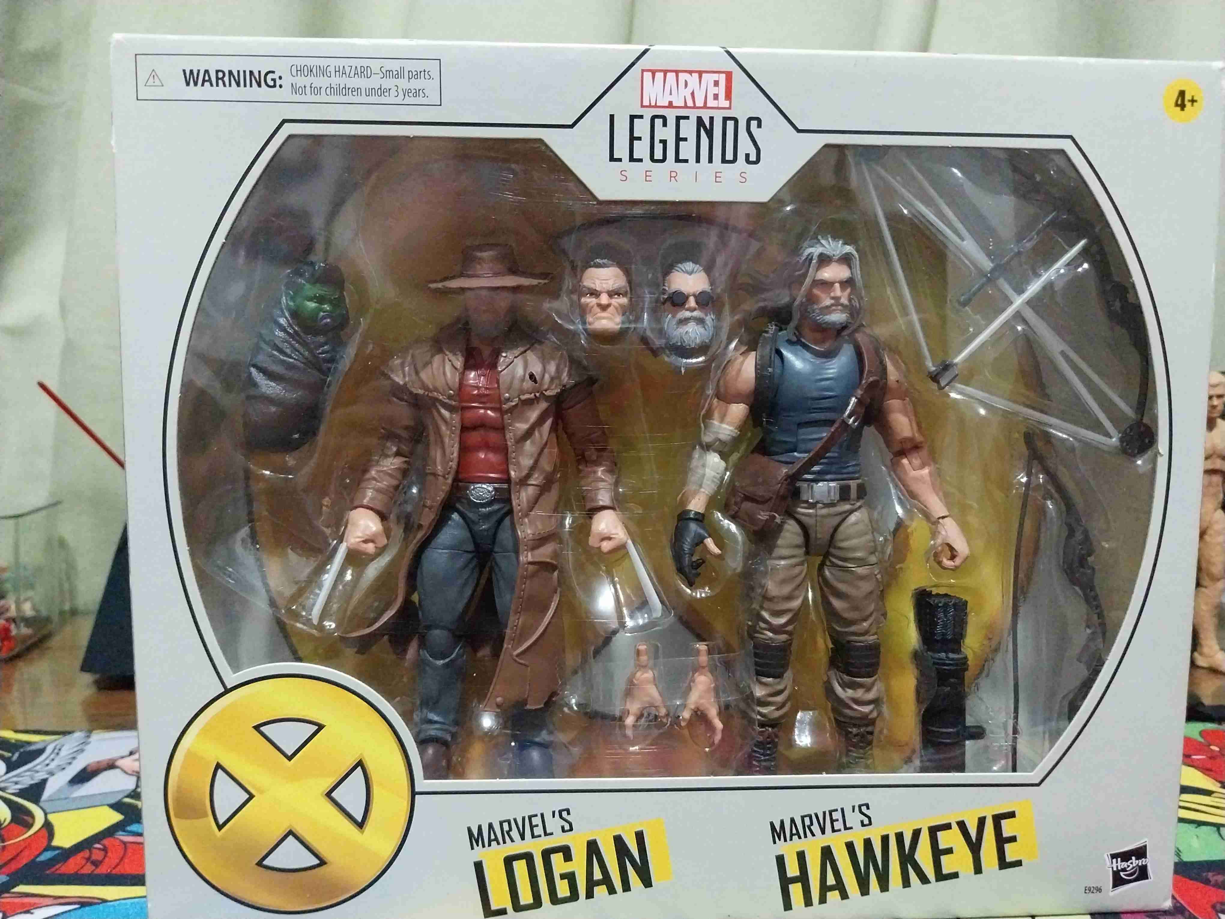 Figuras Marvel Logan y Hawkeye - miniatura 1